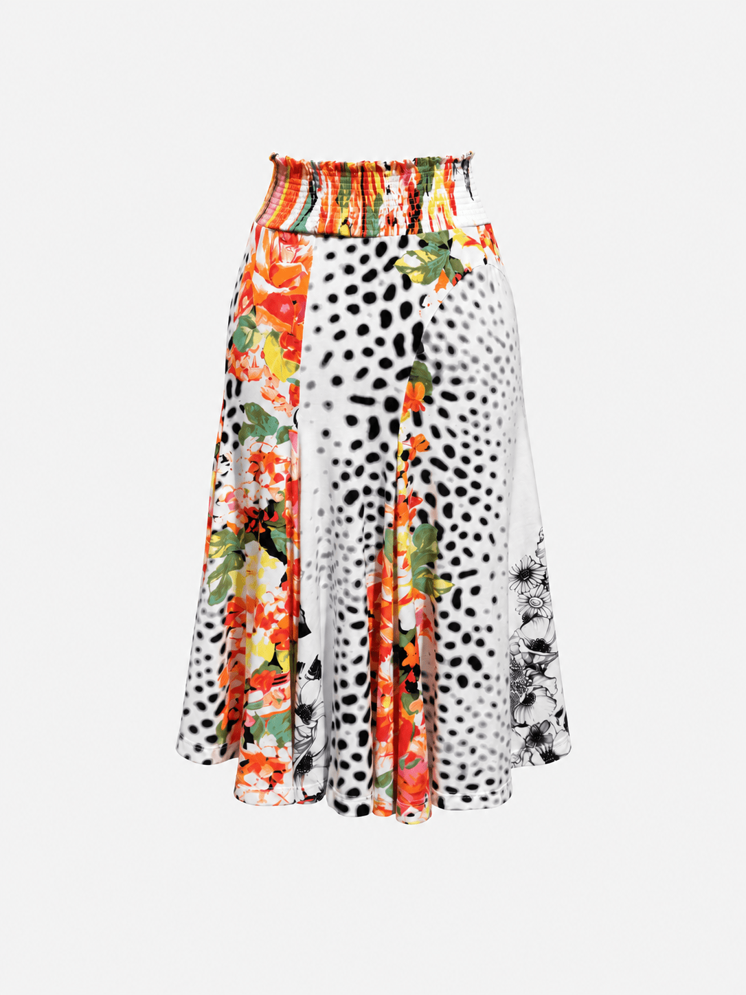 2000's SILK SKIRT. (42 / S) - SEVENUES.