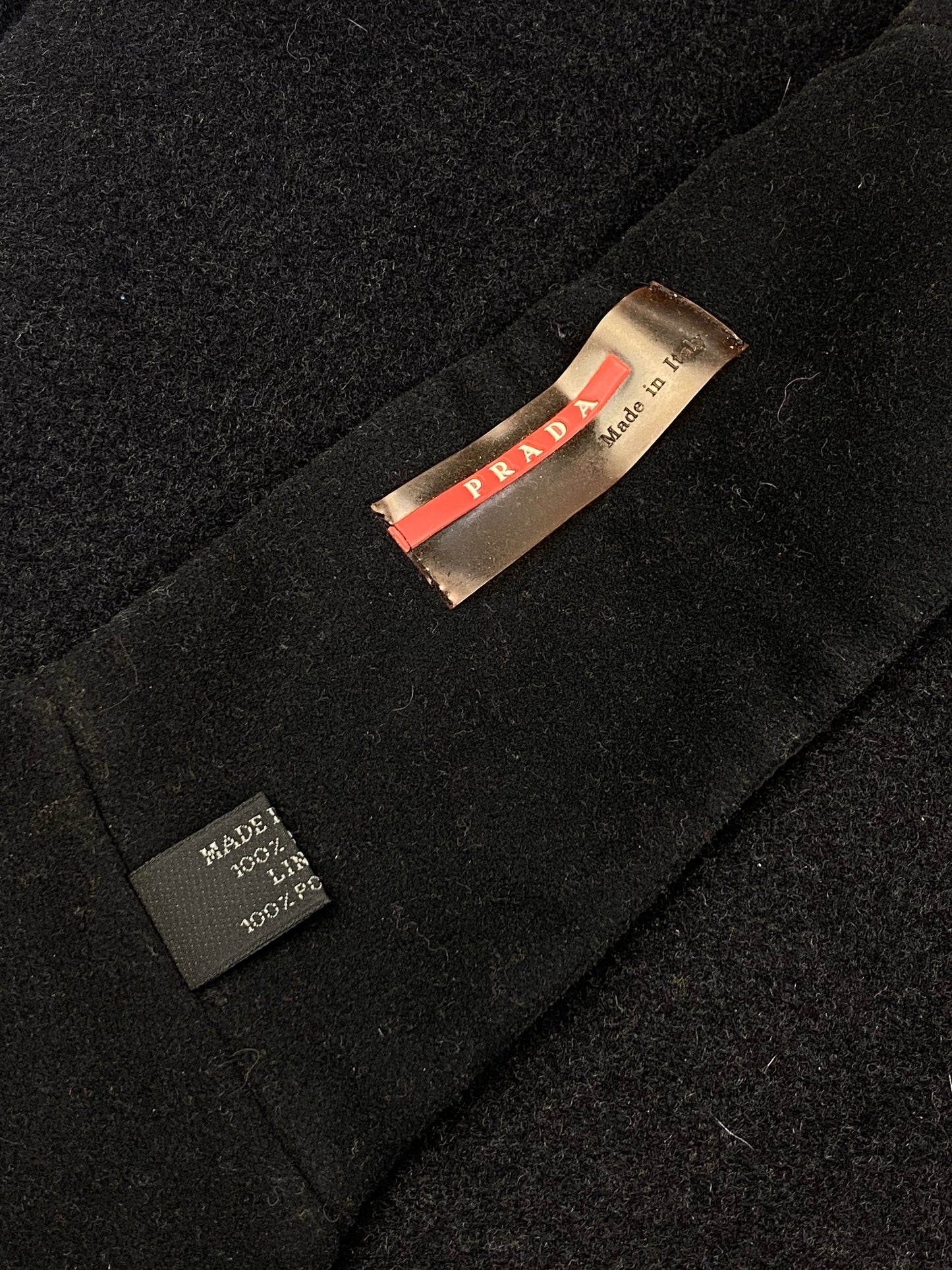 PRADA LINEA ROSSA F/W 1999 NYLON NECK GAITER.