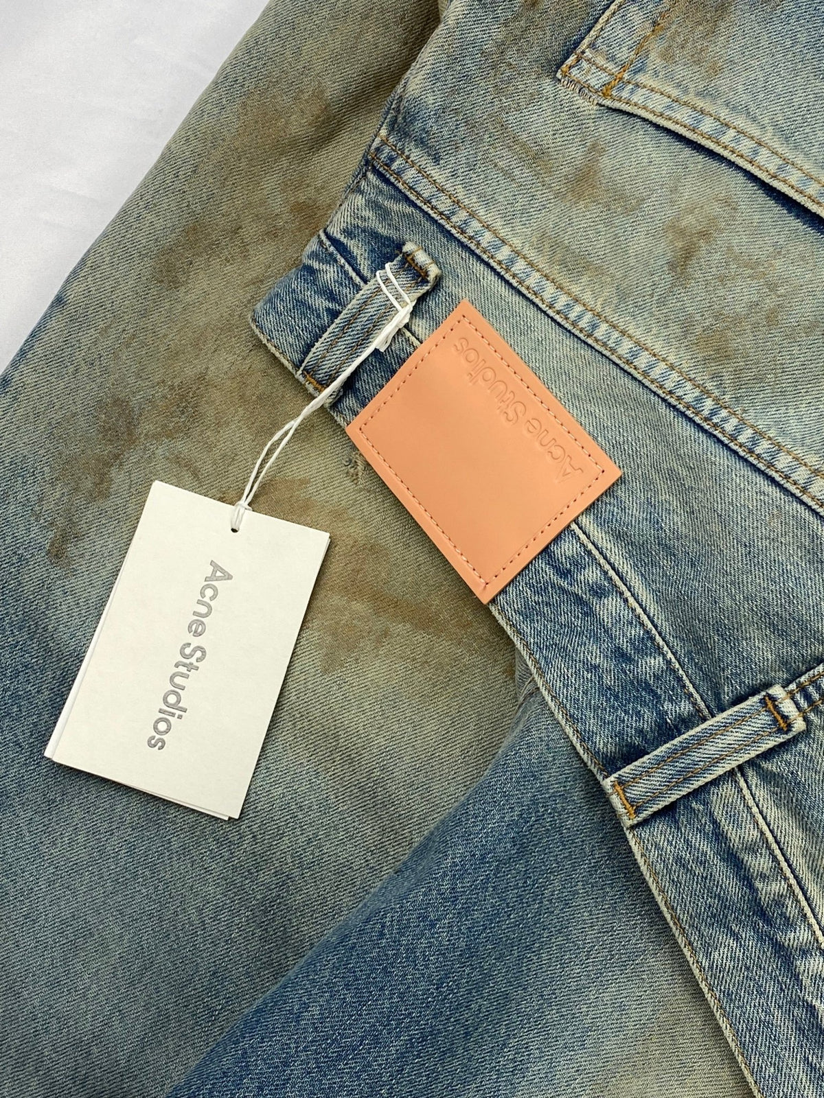 ACNE STUDIOS 2023 MID BLUE MUD DENIM. (32x32) - SEVENUES.