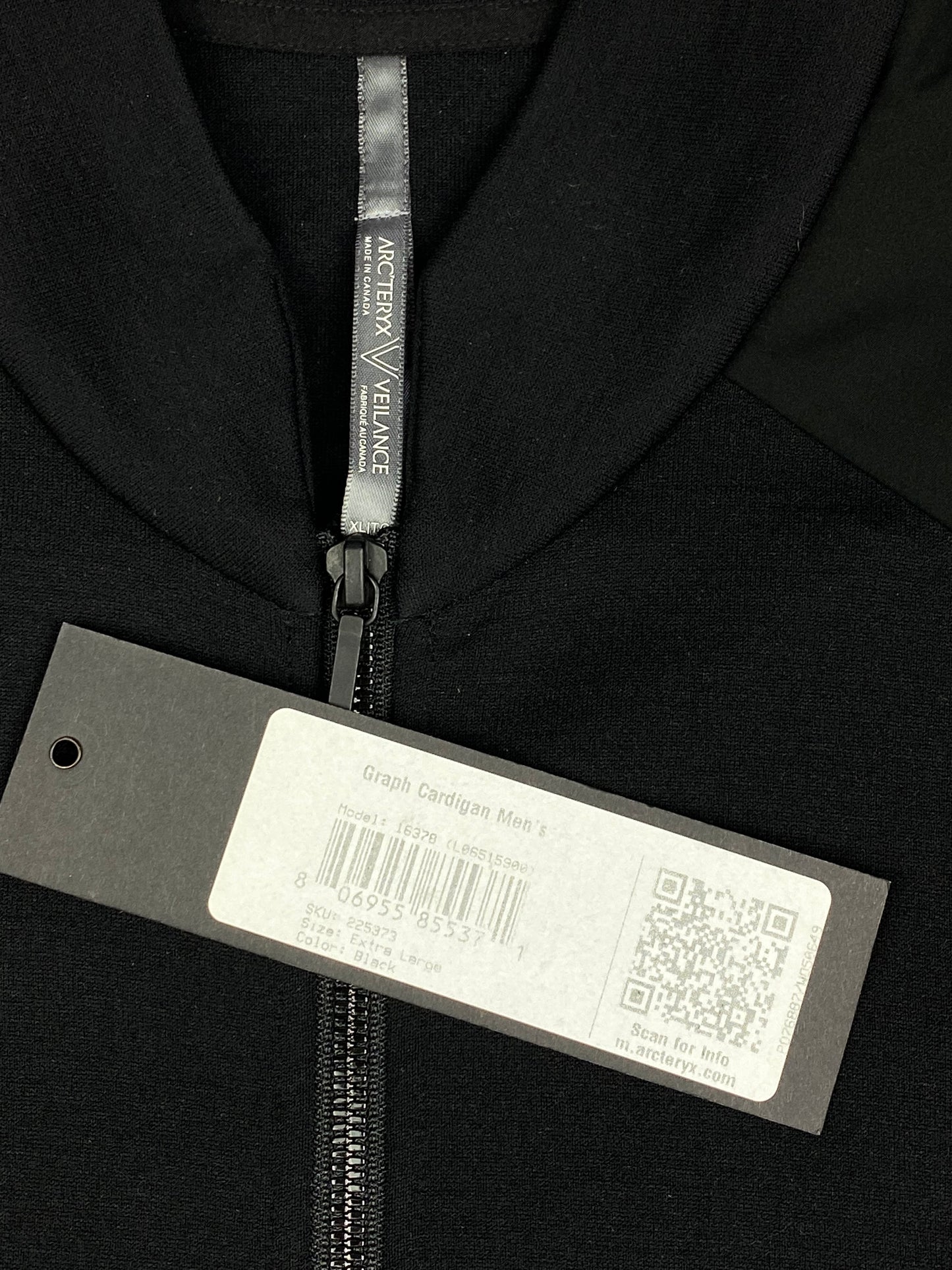 ARC'TERYX VEILANCE GRAPH CARDIGAN JACKET. (XL)