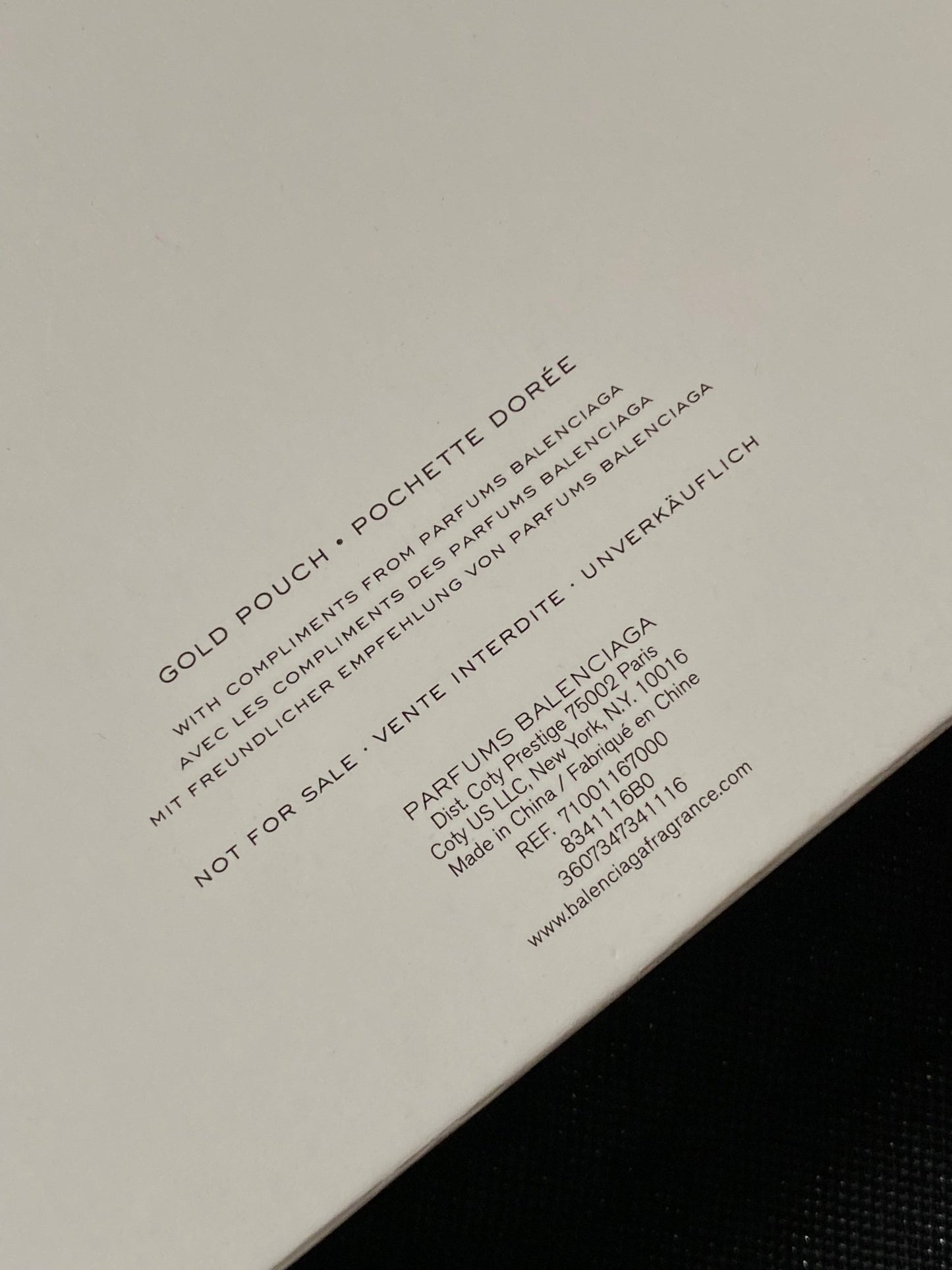 BALENCIAGA PARIS GOLD POCHETTE. - SEVENUES.