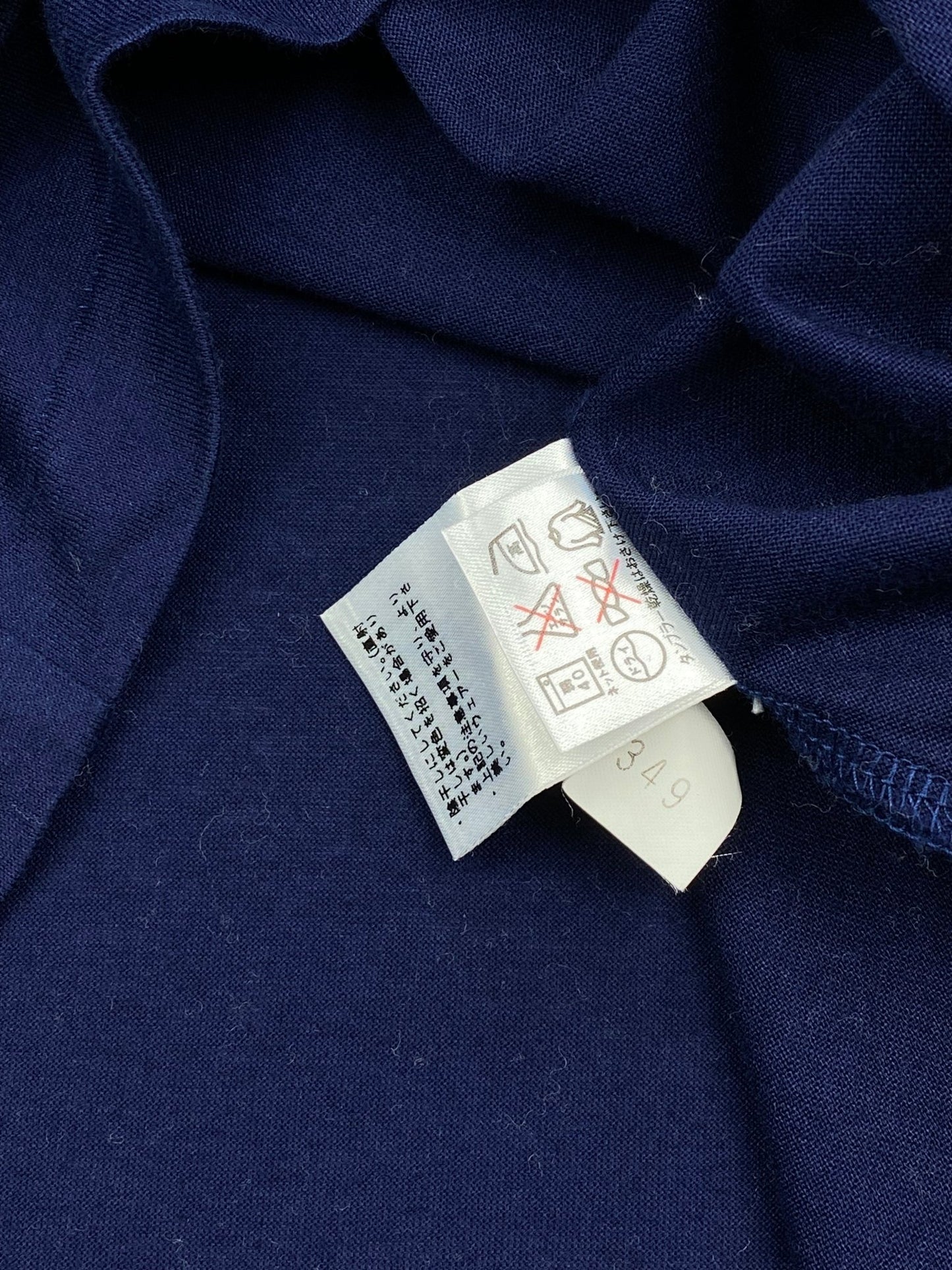 BALENCIAGA SPORTS 90's LONGSLEEVE POLOSHIRT. (L) - SEVENUES.