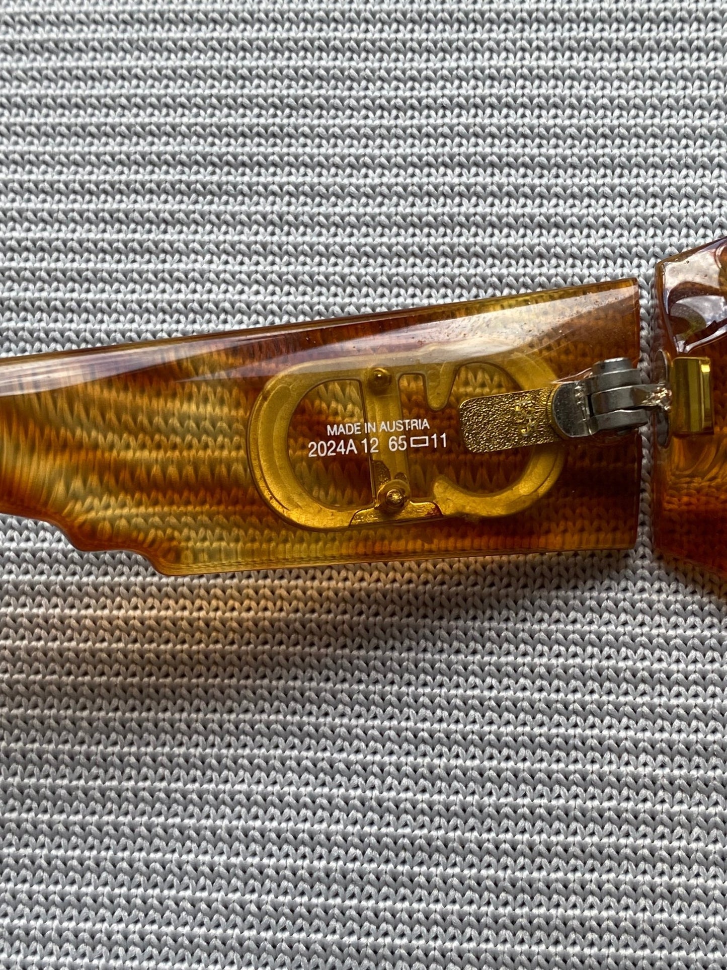 CHRISTIAN DIOR 1980's 'CD' ACETATE SUNGLASSES. - SEVENUES.