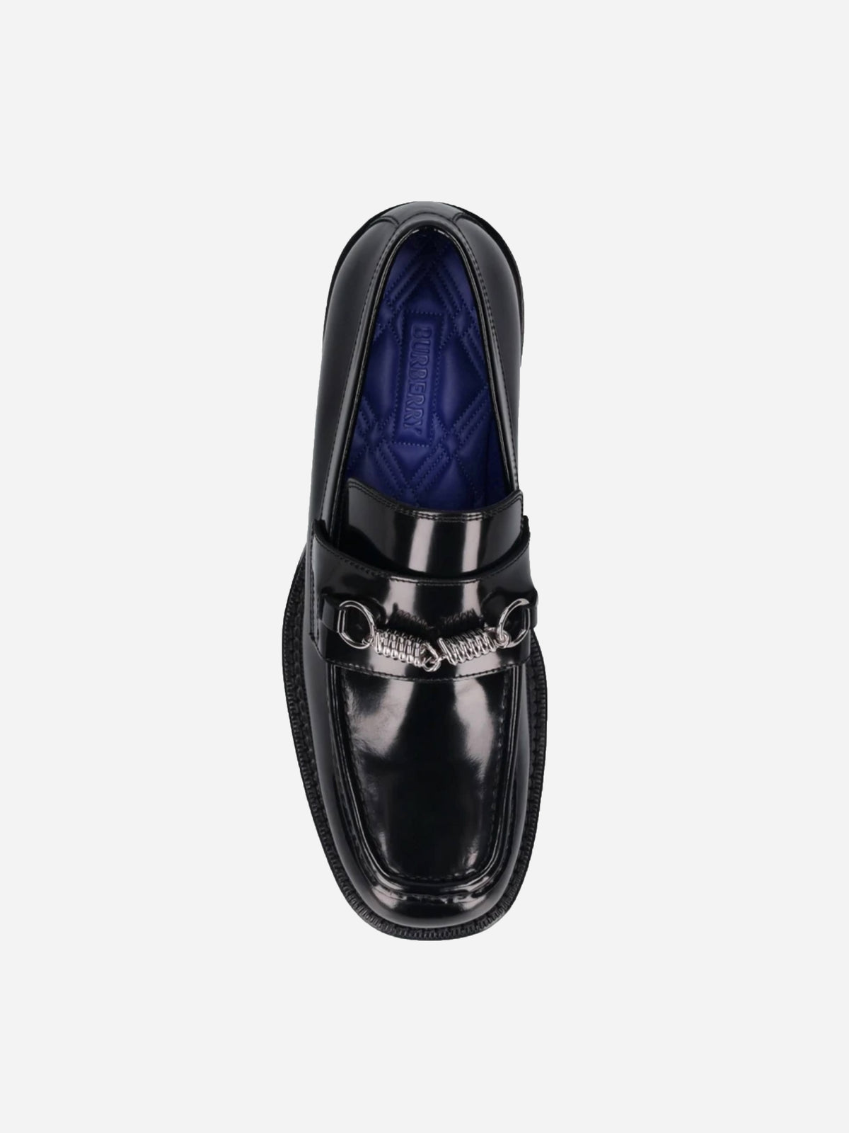 'BARBED' LEATHER LOAFER. (43)