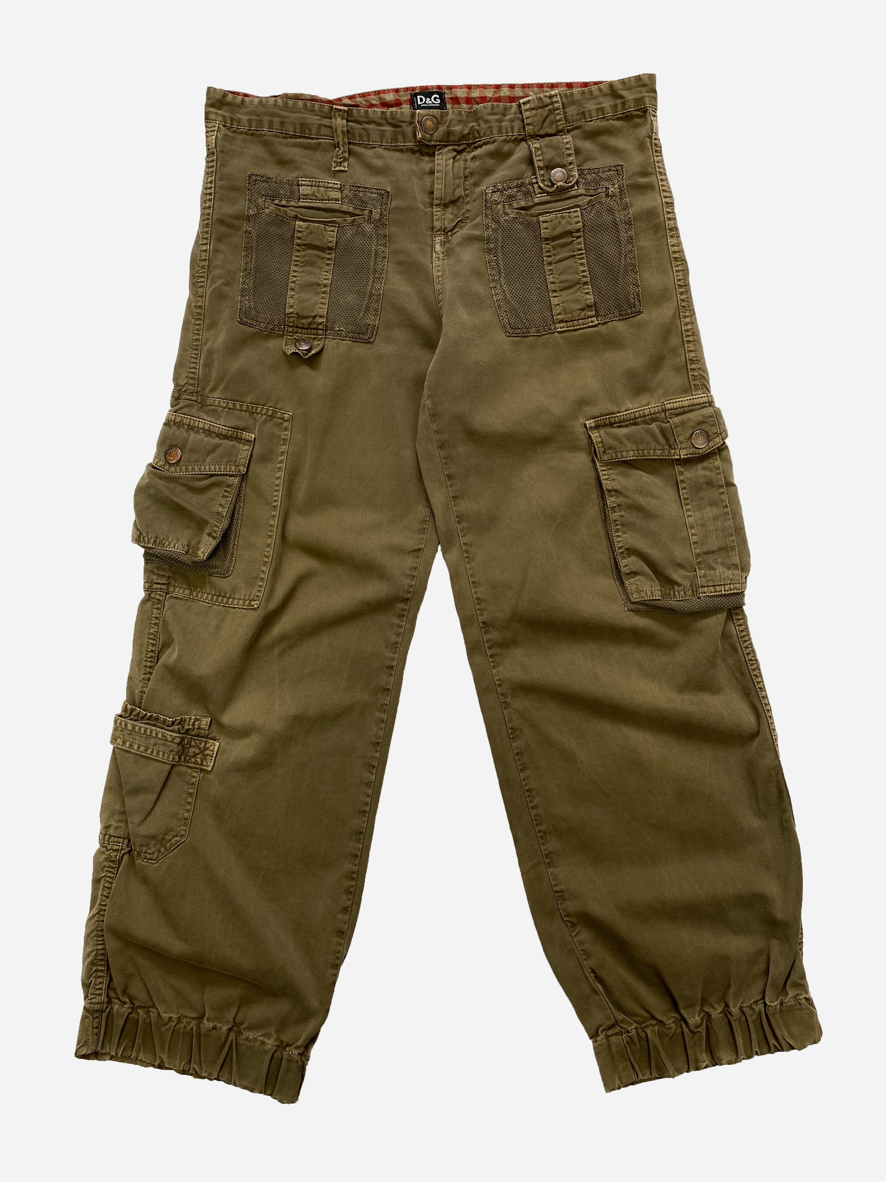 DOLCE & GABBANA 2000's MULTIPOCKET CARGO PANTS. (29) – SEVENUES.