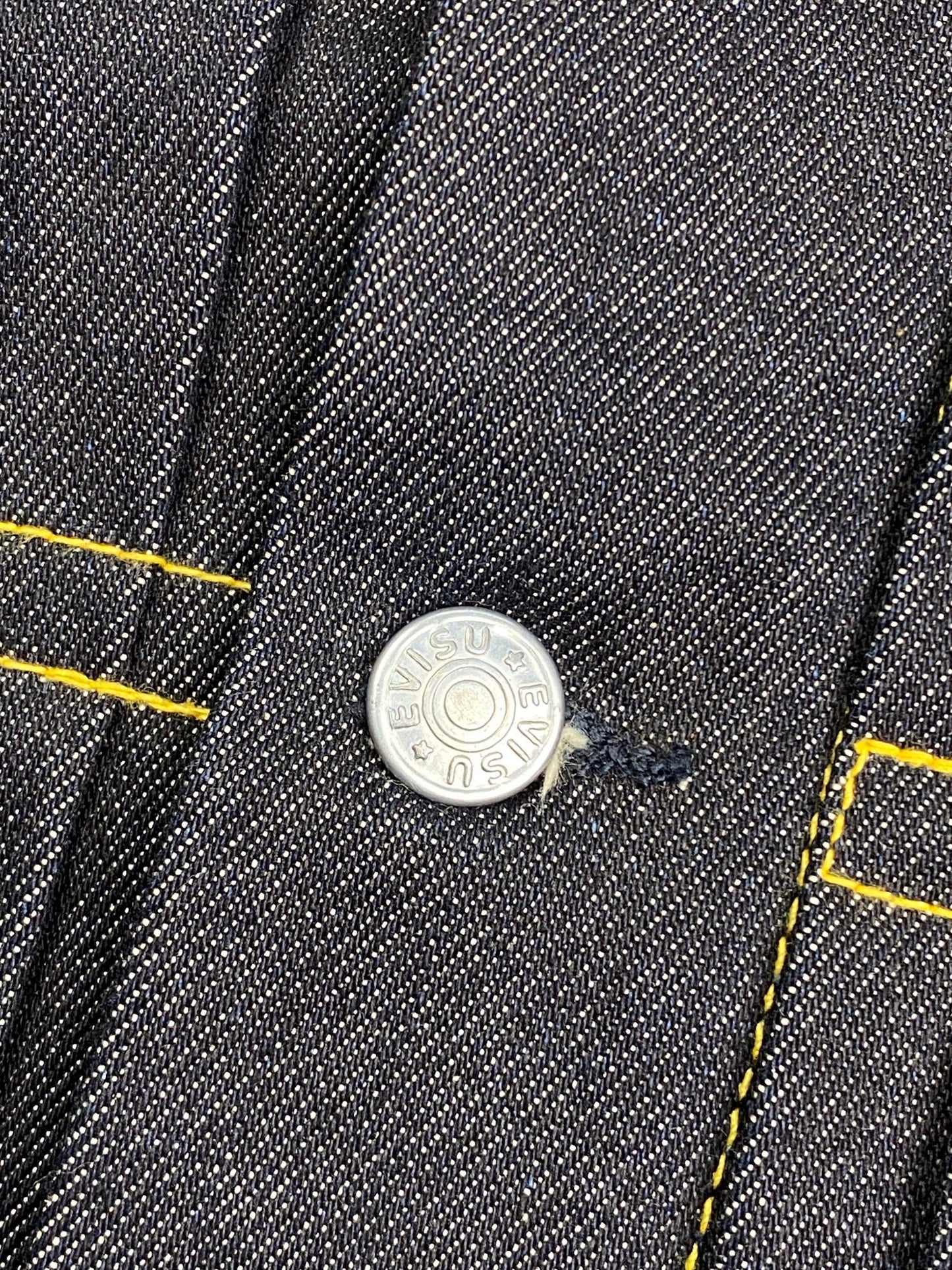 EVISU GENES SEAGULL EMBROIDERY LOT. 0005 DENIM JACKET. (S) - SEVENUES.