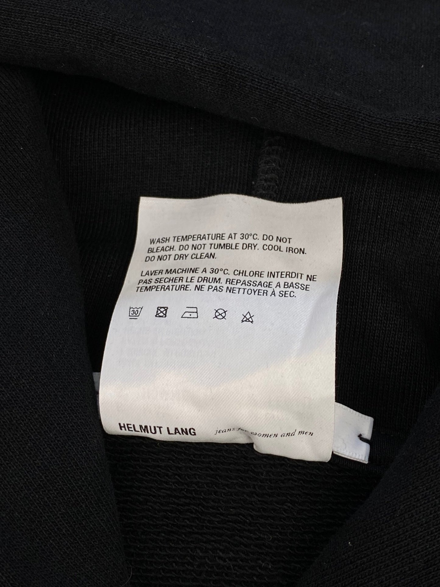 HELMUT LANG F/W 2018 EAGLE PLAQUE HOODIE. (S) - SEVENUES.