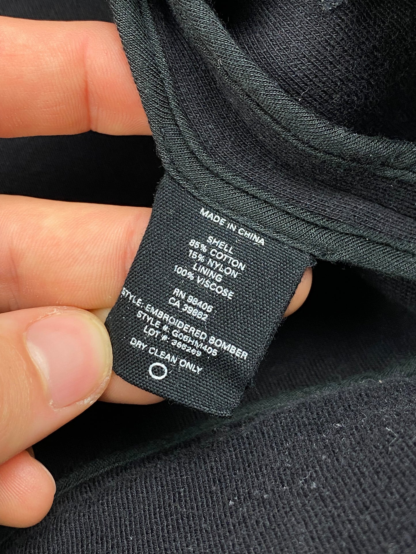 HELMUT LANG F/W 2007 COTTON BOMBER JACKET. (L) - SEVENUES.