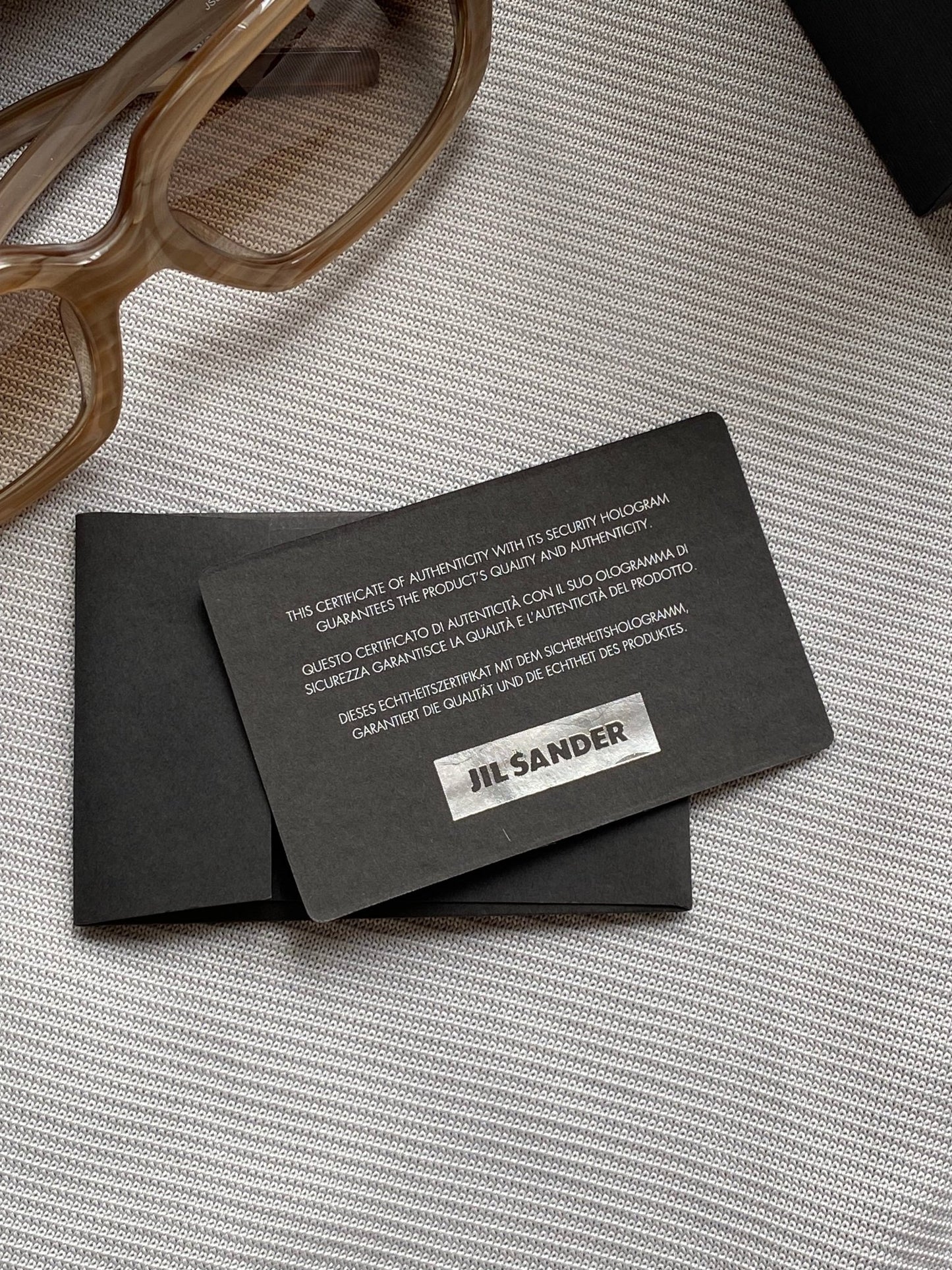 JIL SANDER S/S 2020 RECTANGULAR SUNGLASSES BROWN. - SEVENUES.