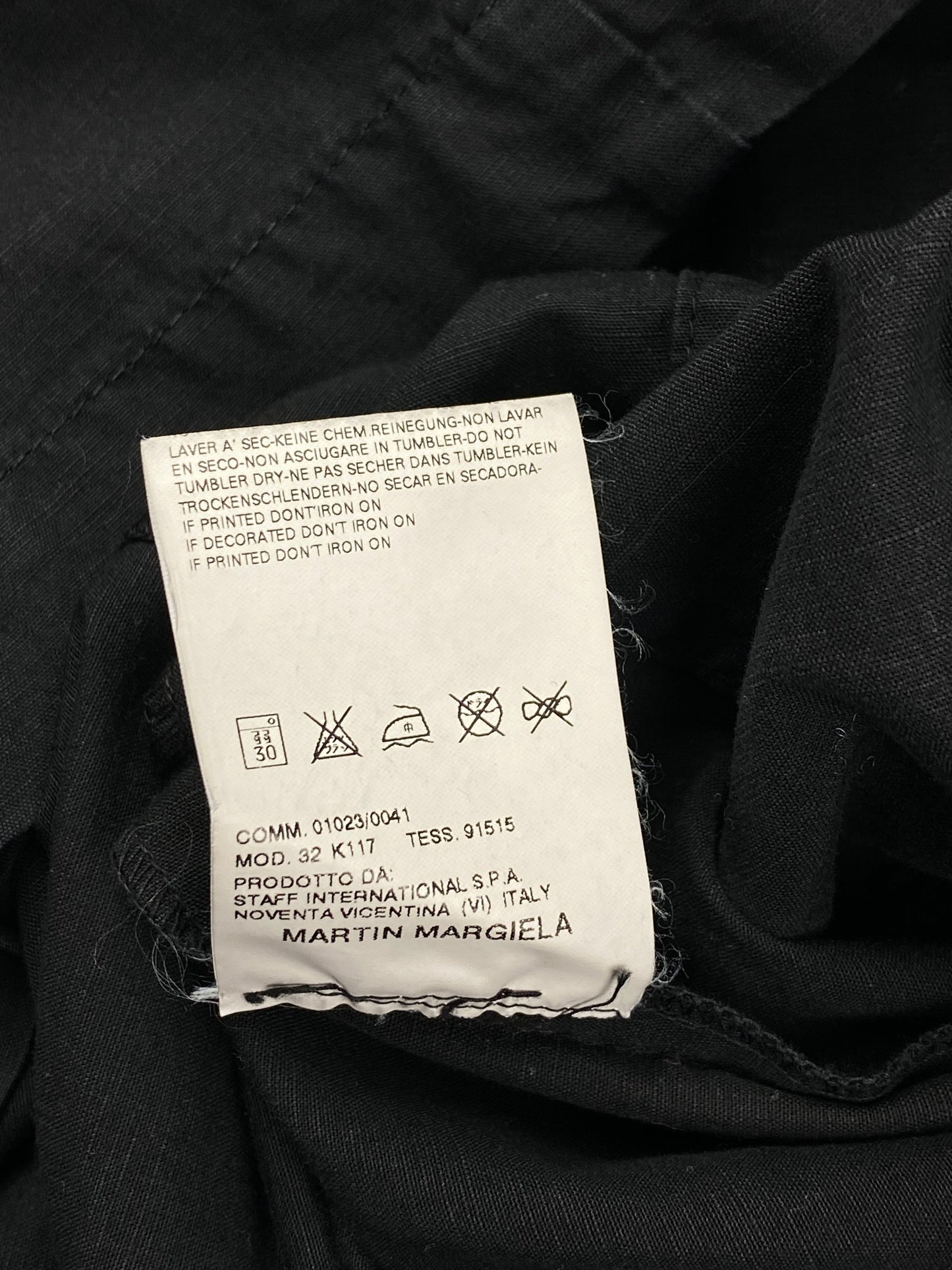 MAISON MARGIELA S/S 2004 'LIGHT WEIGHT' MILITARY COAT. (44 / XL) - SEVENUES.