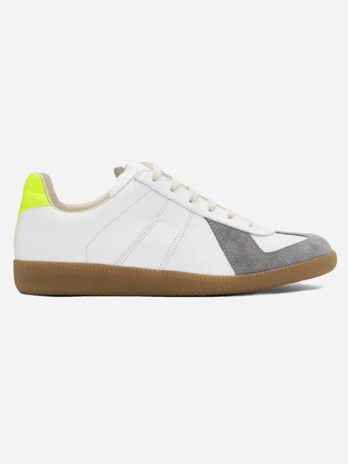 MAISON MARGIELA REPLICA GAT LEATHER SNEAKERS. (40) - SEVENUES.