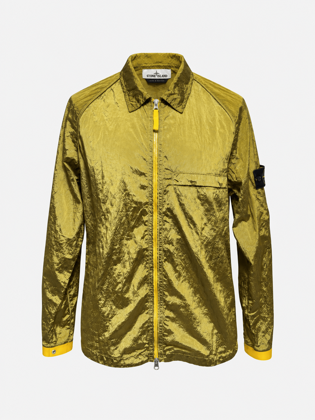 NYLON METAL OVERSHIRT JACKET. (L) - SEVENUES.