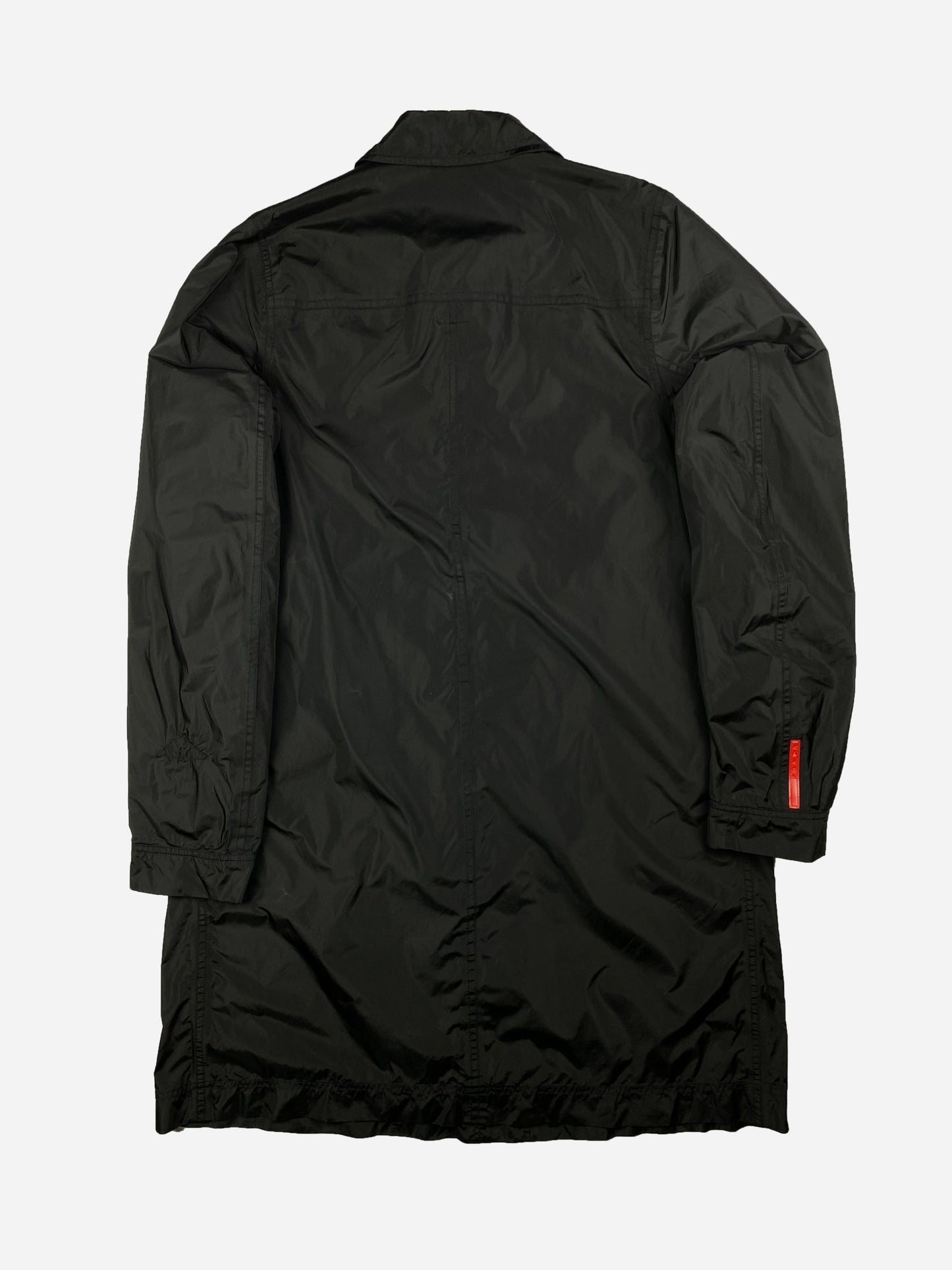 PRADA LINEA ROSSA F/W 2000 NYLON COAT. (48 / M) - SEVENUES.