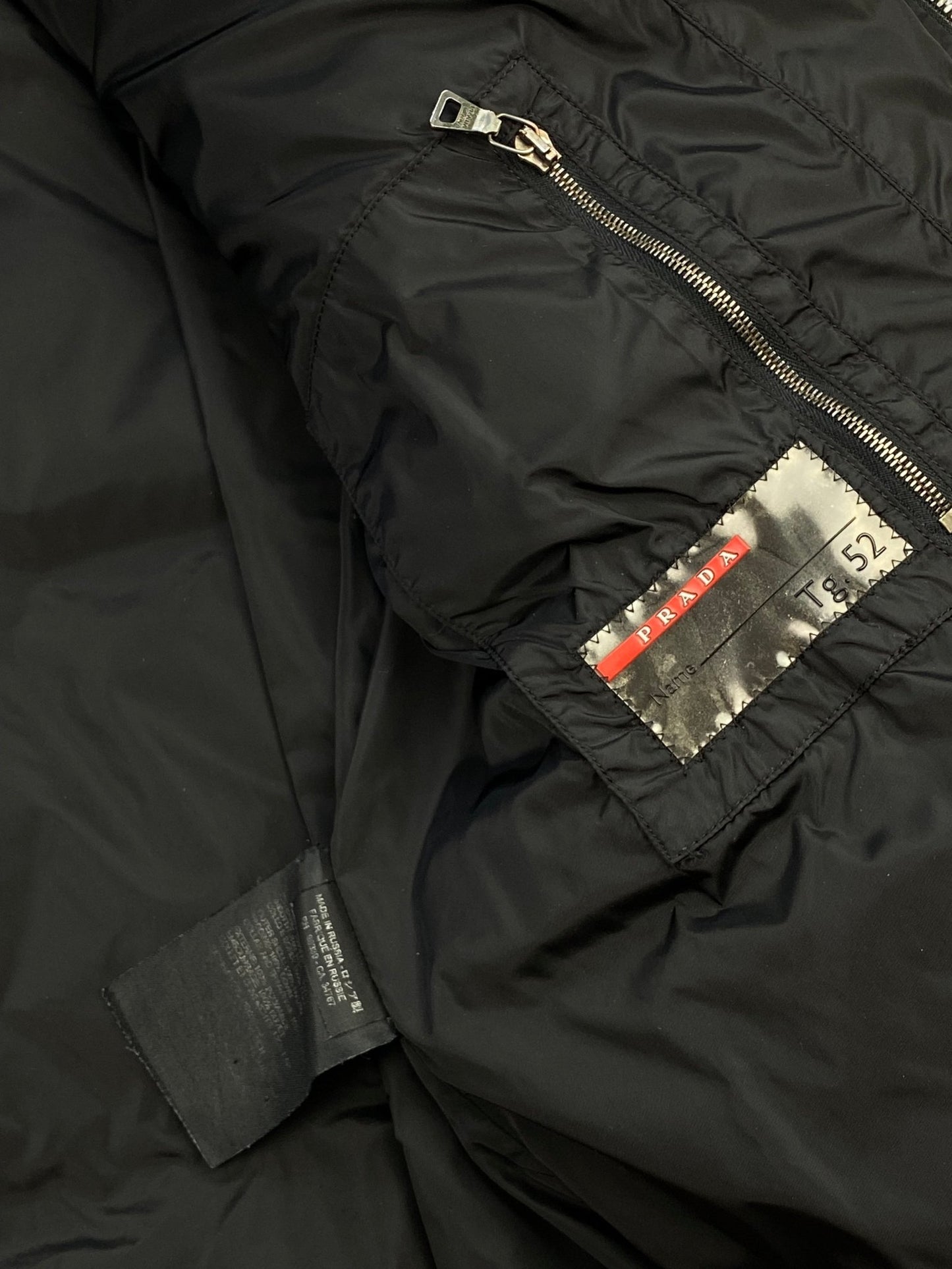 PRADA MILANO LINEA ROSSA F/W 2003 DOWN JACKET. (52 / L) - SEVENUES.