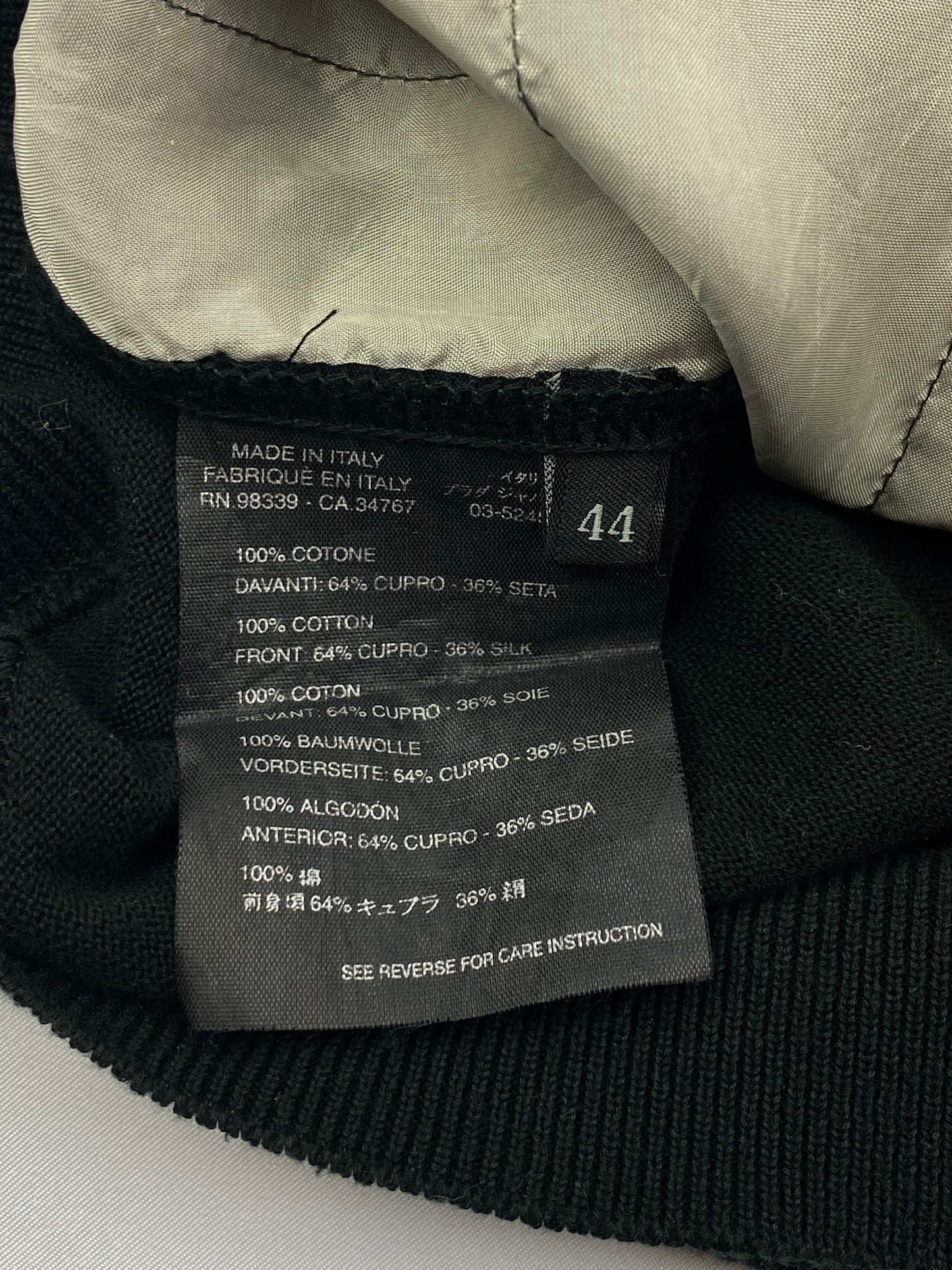 PRADA MILANO S/S 2000 HALF-ZIP POLOSHIRT. (44 / L)