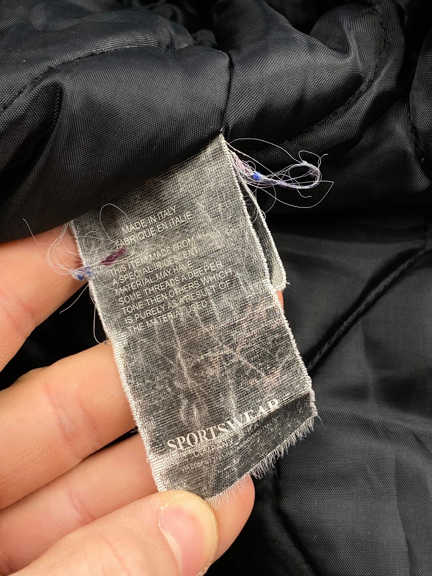 STONE ISLAND 1990's ARCHIVE NYLON PARKA JACKET. (L) - SEVENUES.