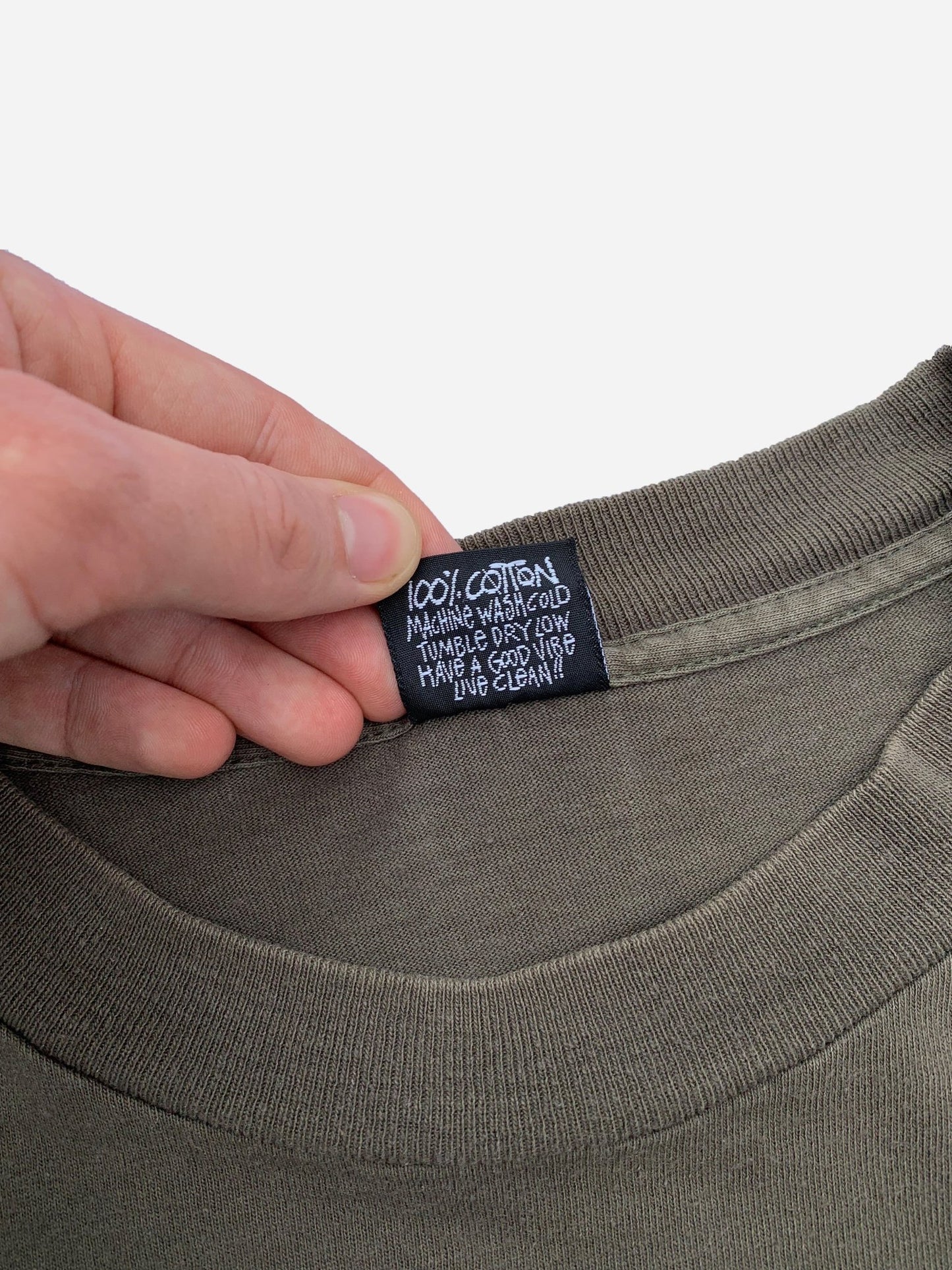 VINTAGE STUSSY CROWN LOGO LONGSLEEVE. (XXL) - SEVENUES.