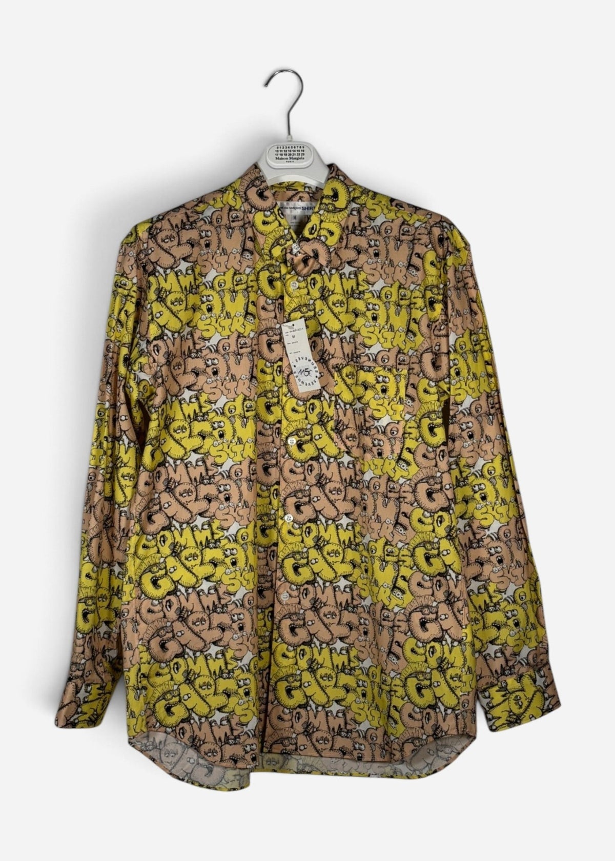 X KAWS F/W 2021 SHIRT BUTTON-UP. (M) - SEVENUES.