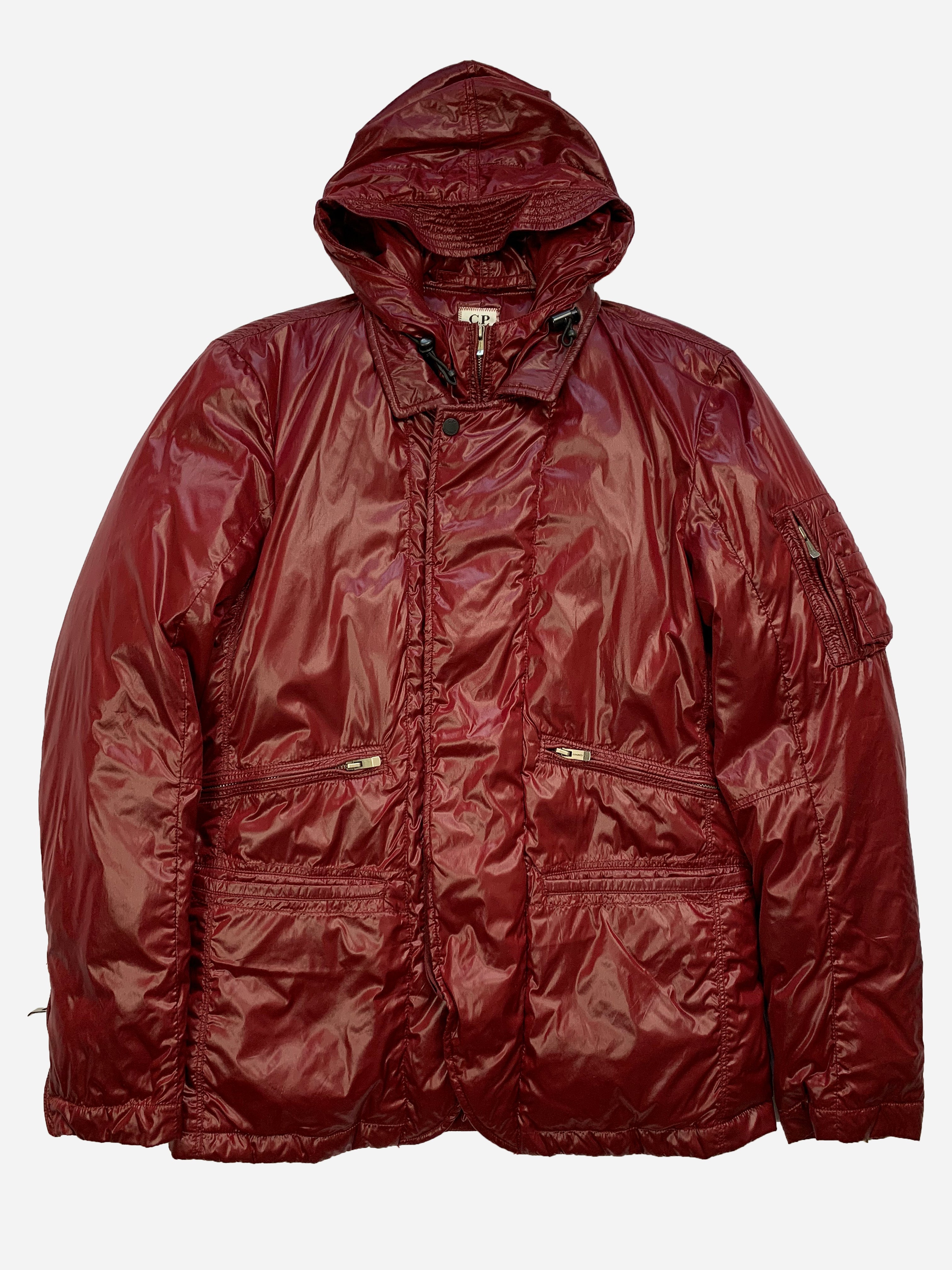 C.P. COMPANY A/W 2008 PIUMA D'OCA NYLON GOOSE DOWN COAT. (46 / S