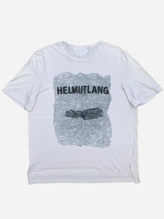 HELMUT LANG 'NOT A TOY' GRAPHIC T-SHIRT. (XL)