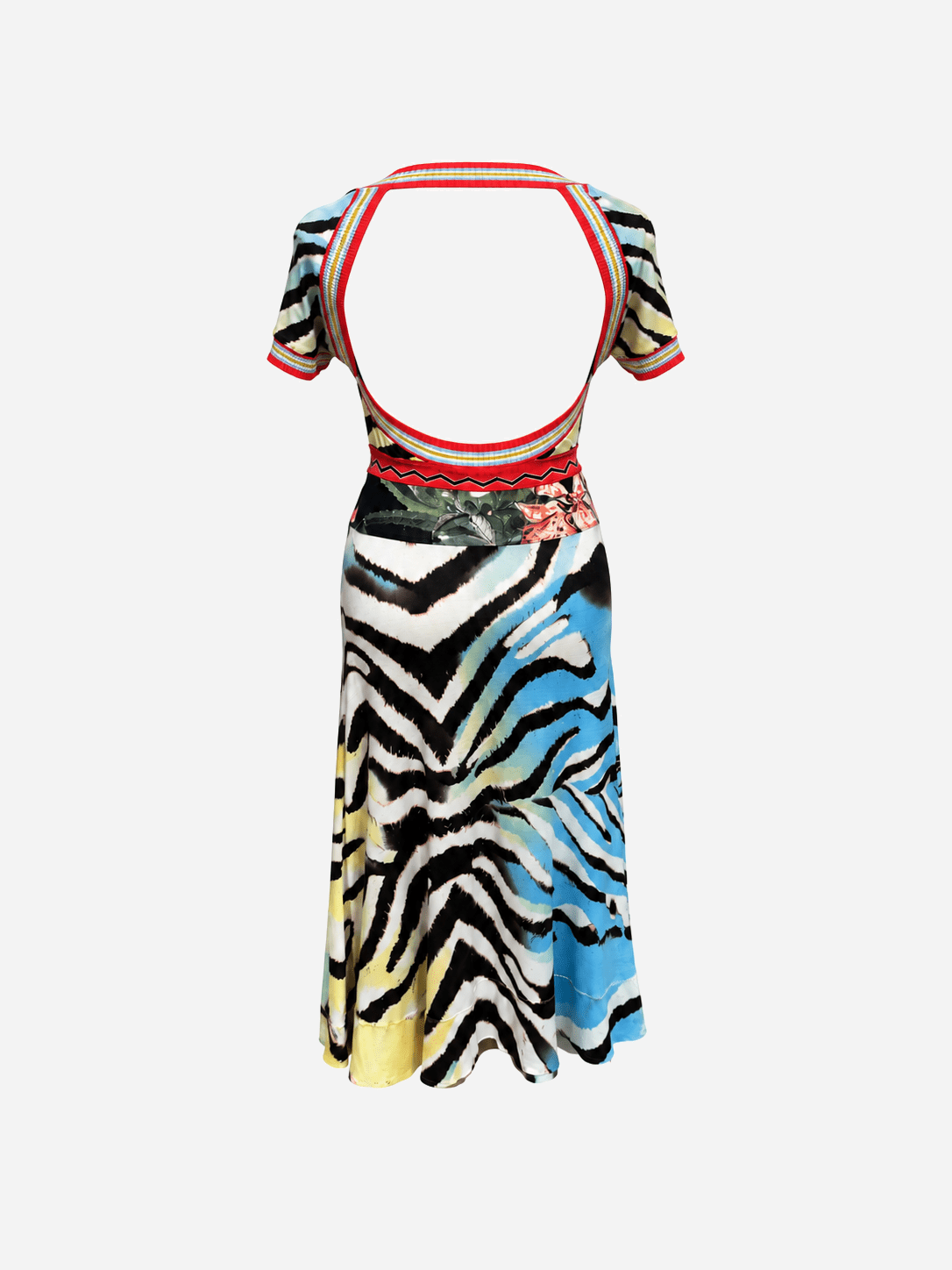 2000's SILK BACKLESS DRESS. (42 / S) - SEVENUES.