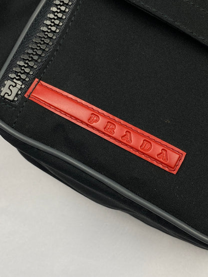 PRADA LINEA ROSSA S/S 2000 NYLON SPORT SIDEBAG.