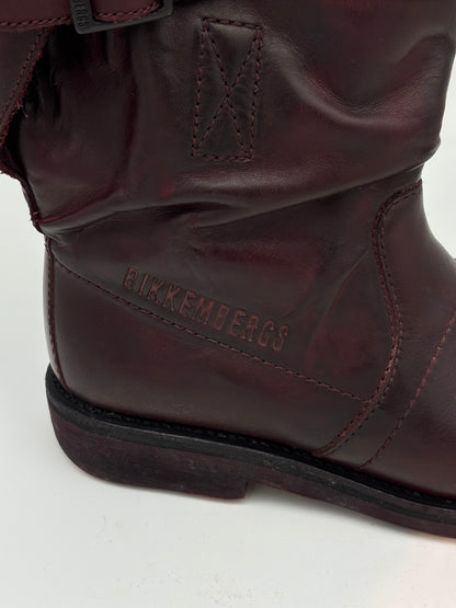 DIRK BIKKEMBERGS SLOUCHY ANKLE BOOTS. (38)