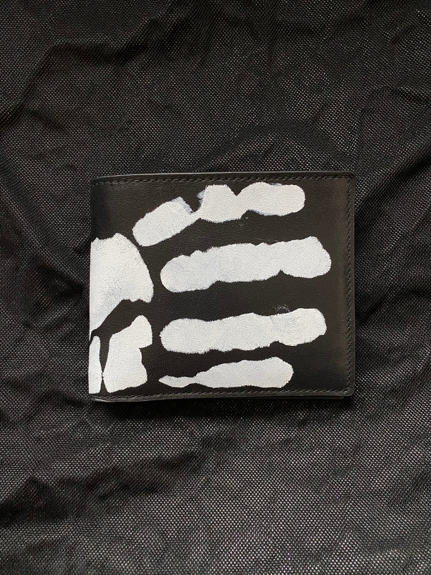 MAISON MARGIELA FINGER PRINT LEATHER WALLET.