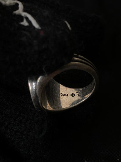 CHROME HEARTS MALTESE CROSS COCKTAIL RING.