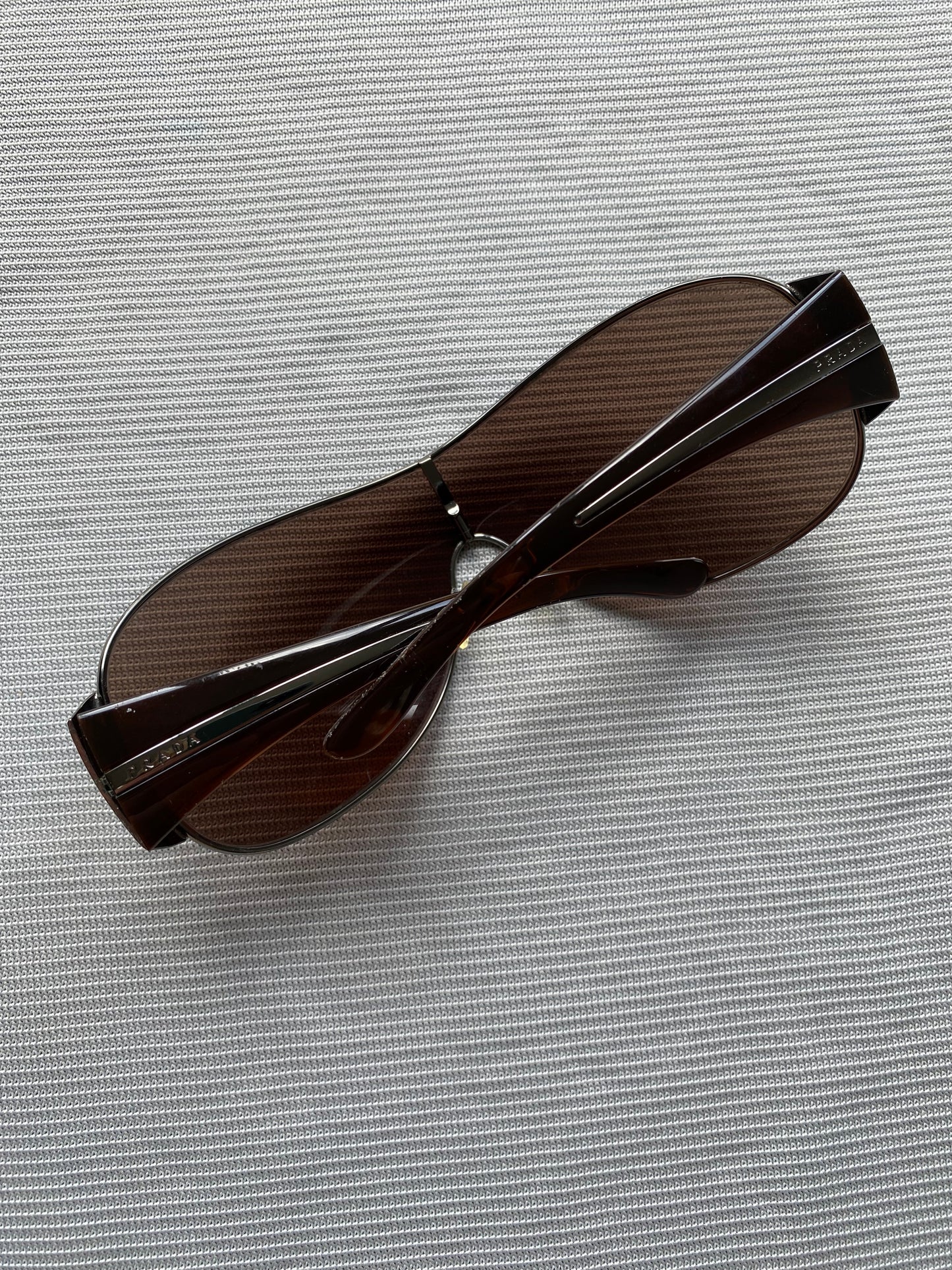 PRADA MILANO RACING SHIELD SUNGLASSES.