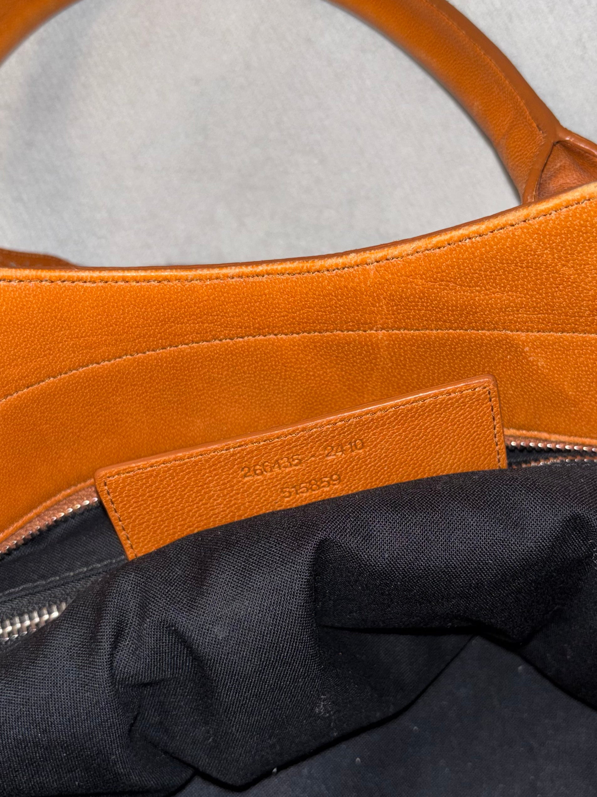 'RIVA CITY' LEATHER BAG.