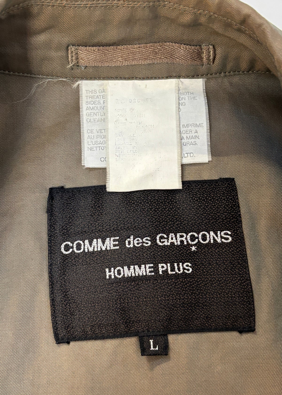 HOMME PLUS COAT. (L)