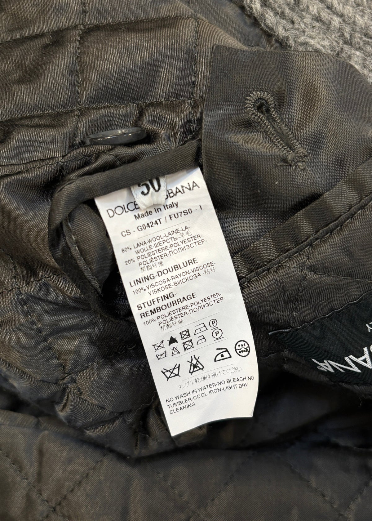 F/W 2007 DOUBLE-BREASTED PEACOAT. (50 / M)