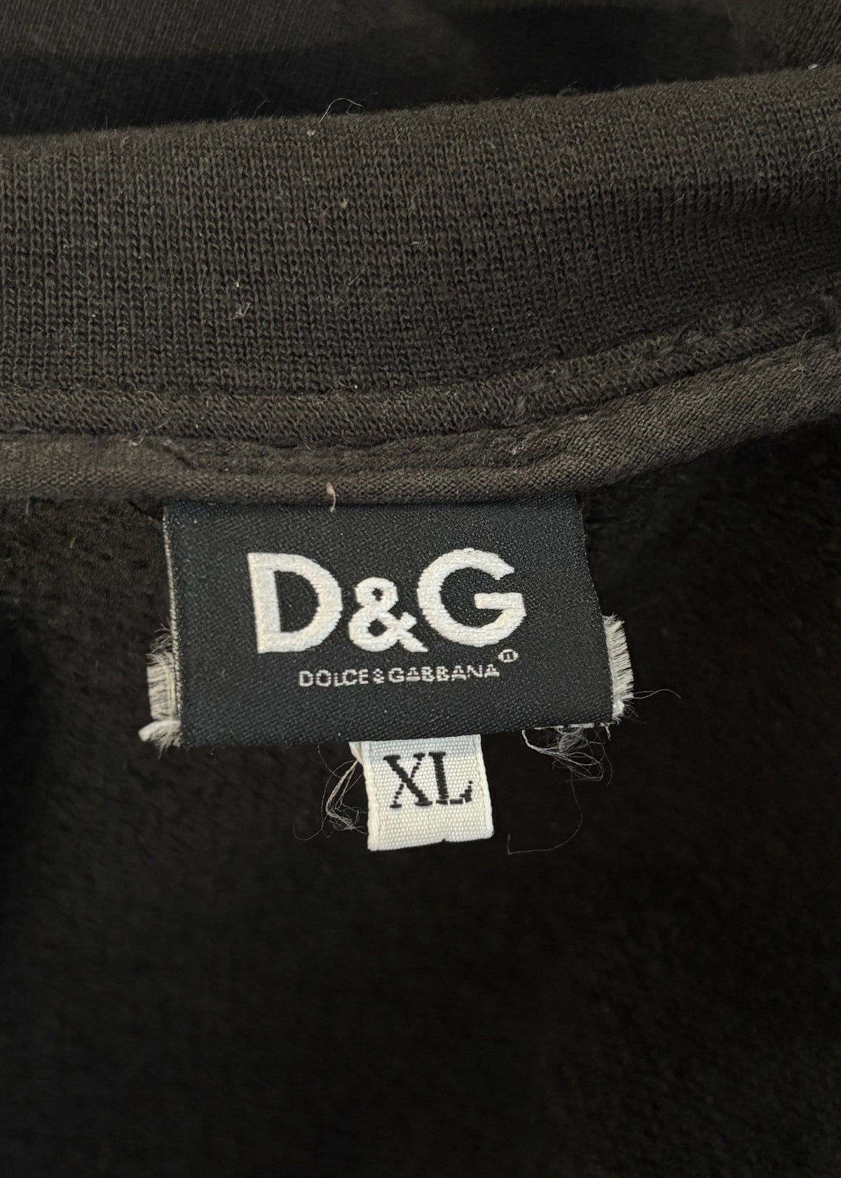 F/W 2003 BONDAGE ZIP-UP SWEATSHIRT. (XL)