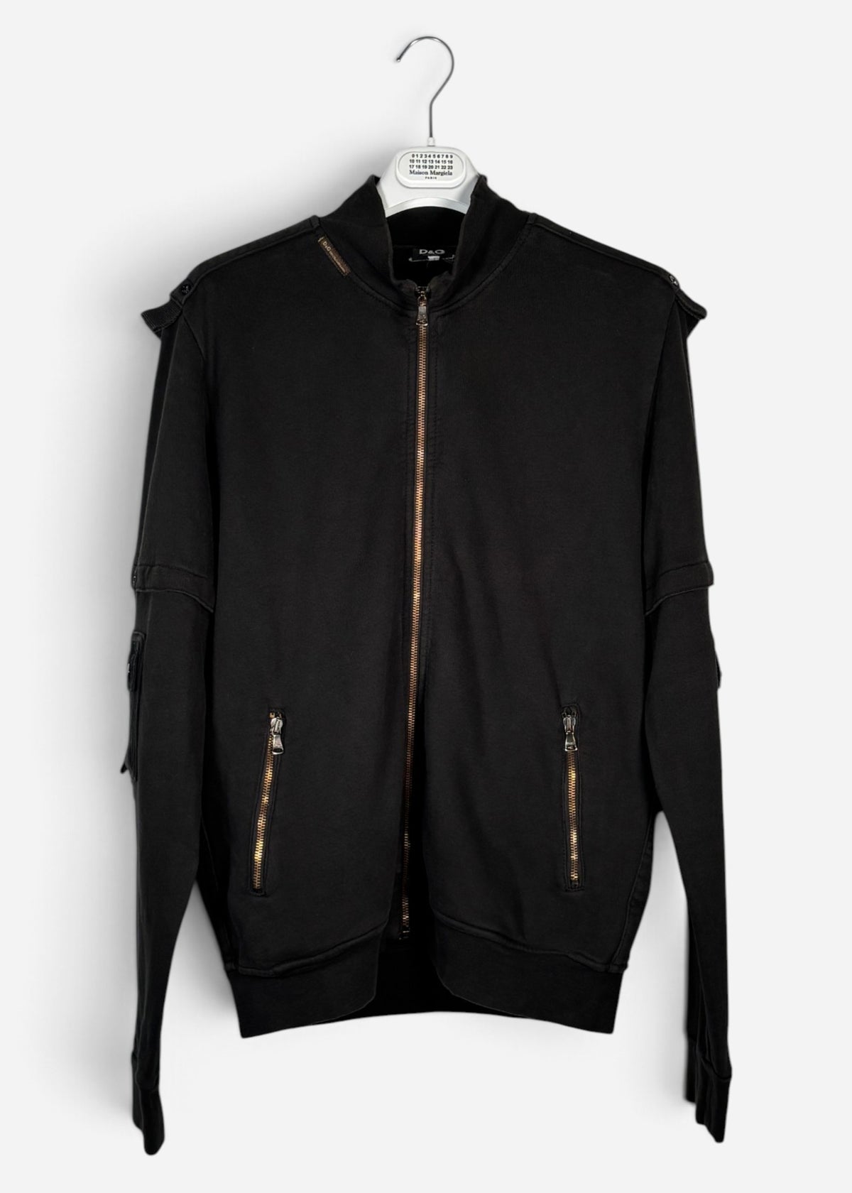 F/W 2003 BONDAGE ZIP-UP SWEATSHIRT. (XL)