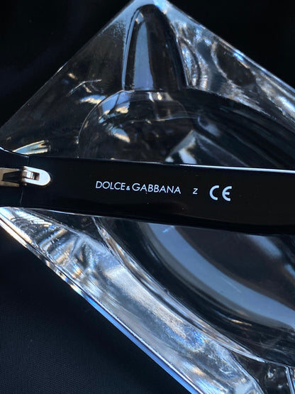 DOLCE & GABBANA LOGO MONOGRAM SUNGLASSES.