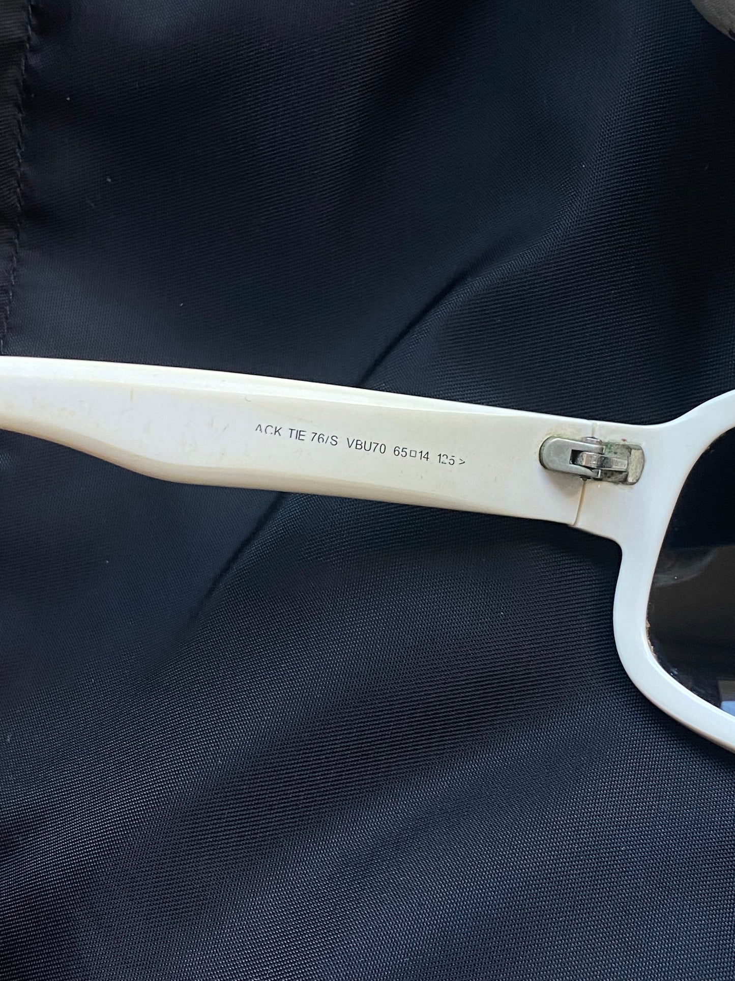 DIOR HOMME 'BLACK TIE' SHIELD SUNGLASSES.