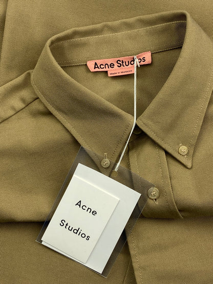 ACNE STUDIOS S/S 2023 OVERSIZED COTTON TWILL SHIRT. (46 / S)