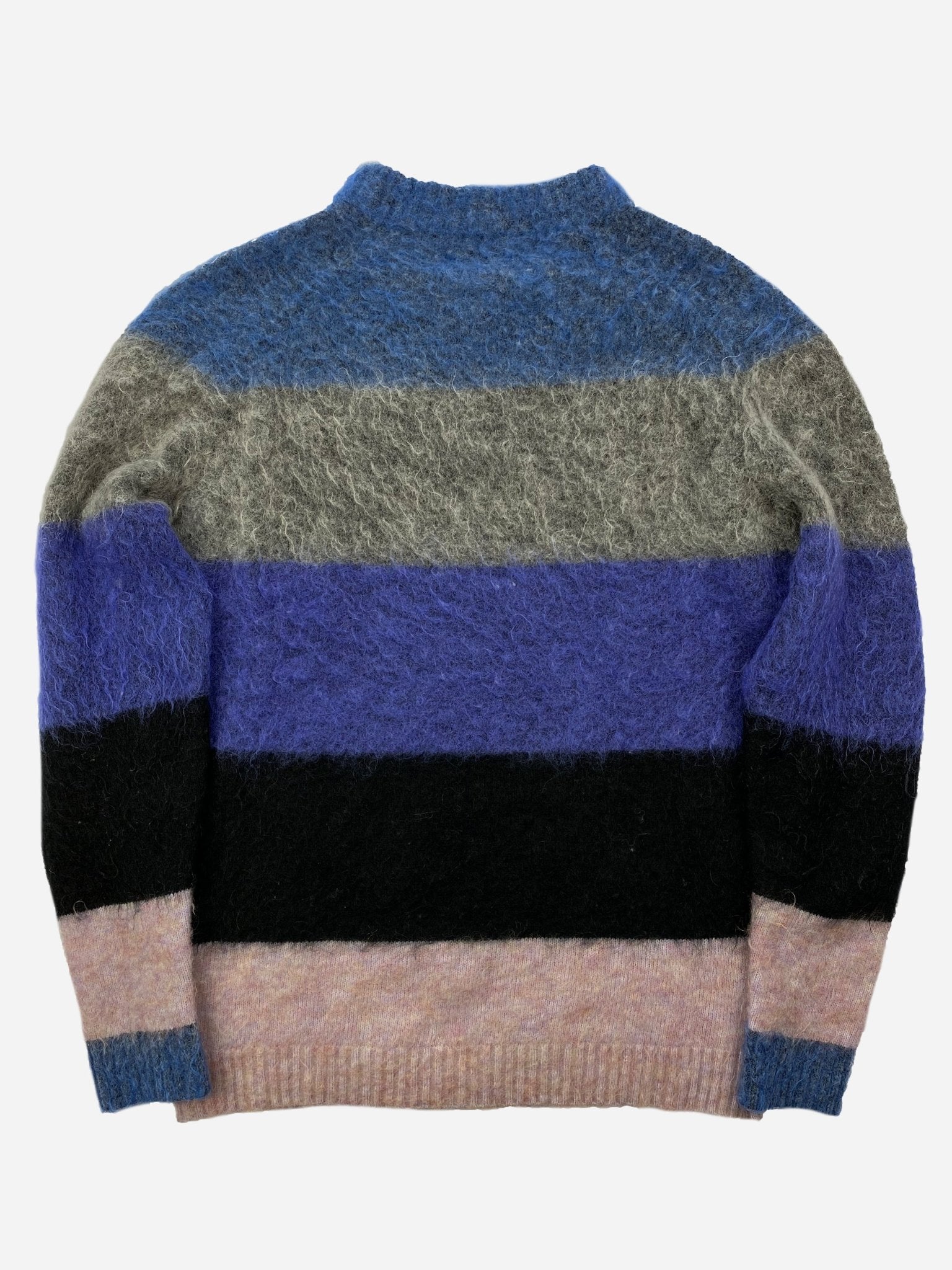 ACNE STUDIOS 'ALBAH' OVERSIZED STRIPED MOHAIR JUMPER. (XS) - SEVENUES.