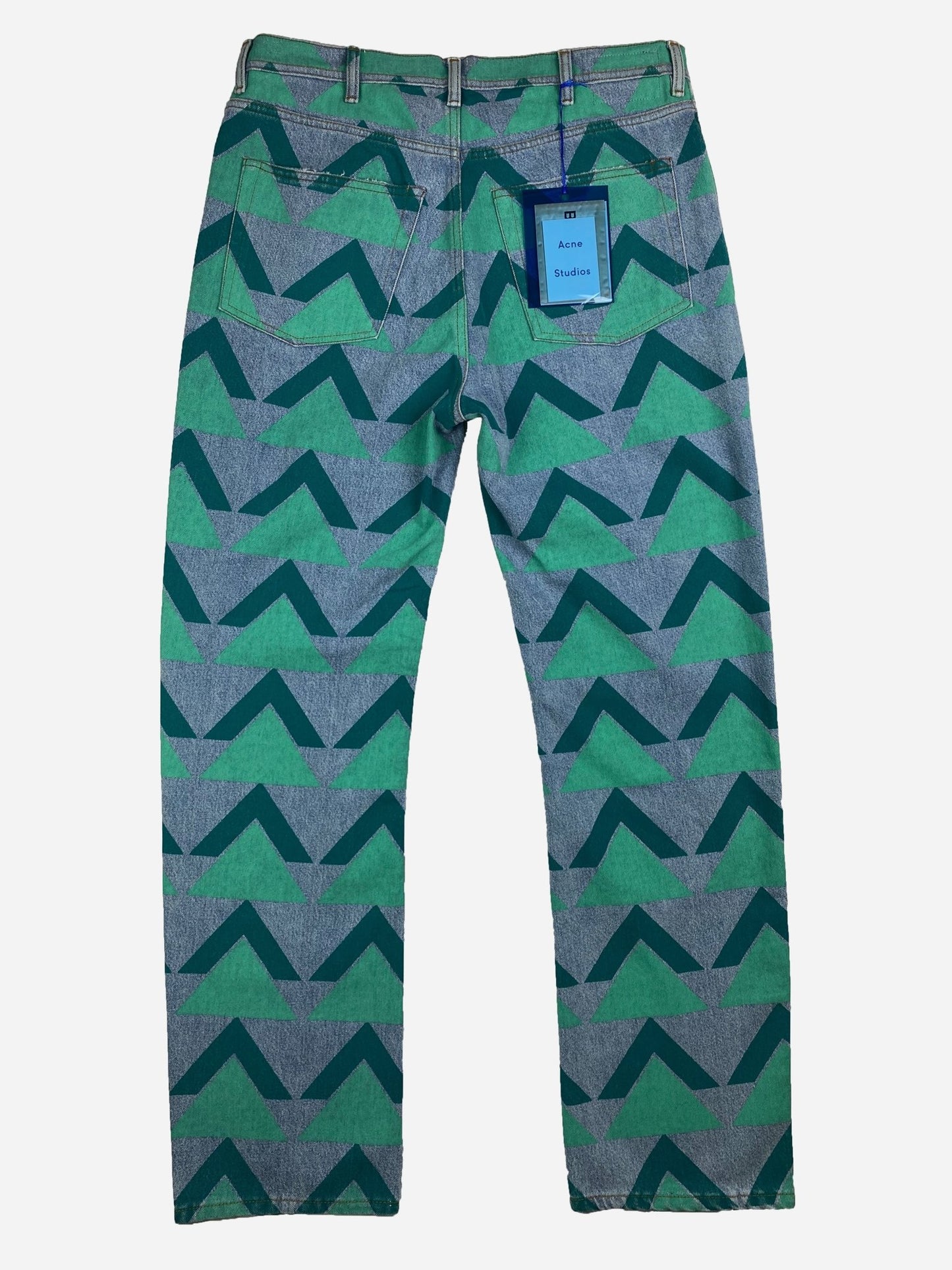 ACNE STUDIOS BLÅ KONST LAND PRINT DENIM. (32 / 34) - SEVENUES.