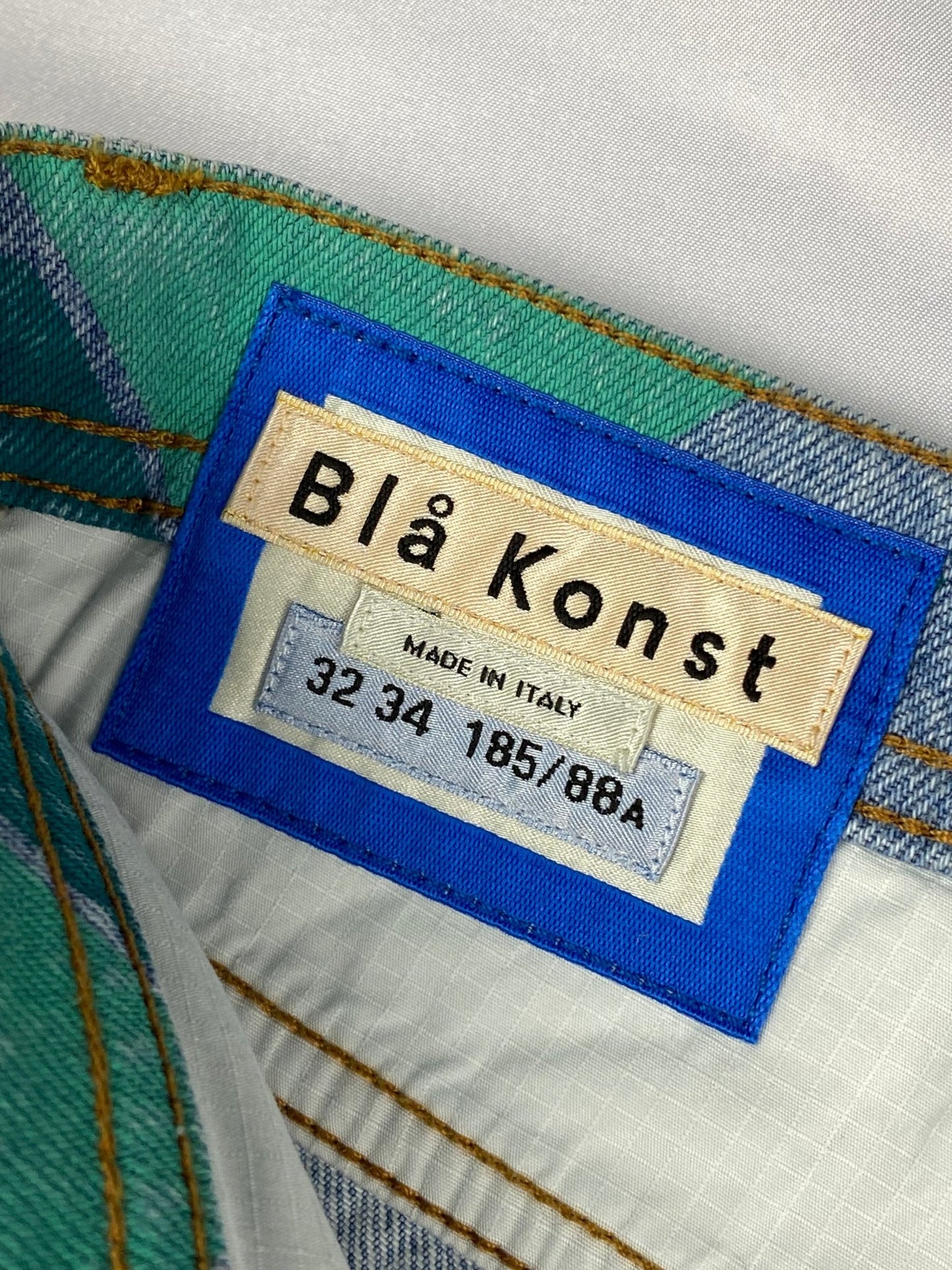 ACNE STUDIOS BLÅ KONST LAND PRINT DENIM. (32 / 34) - SEVENUES.