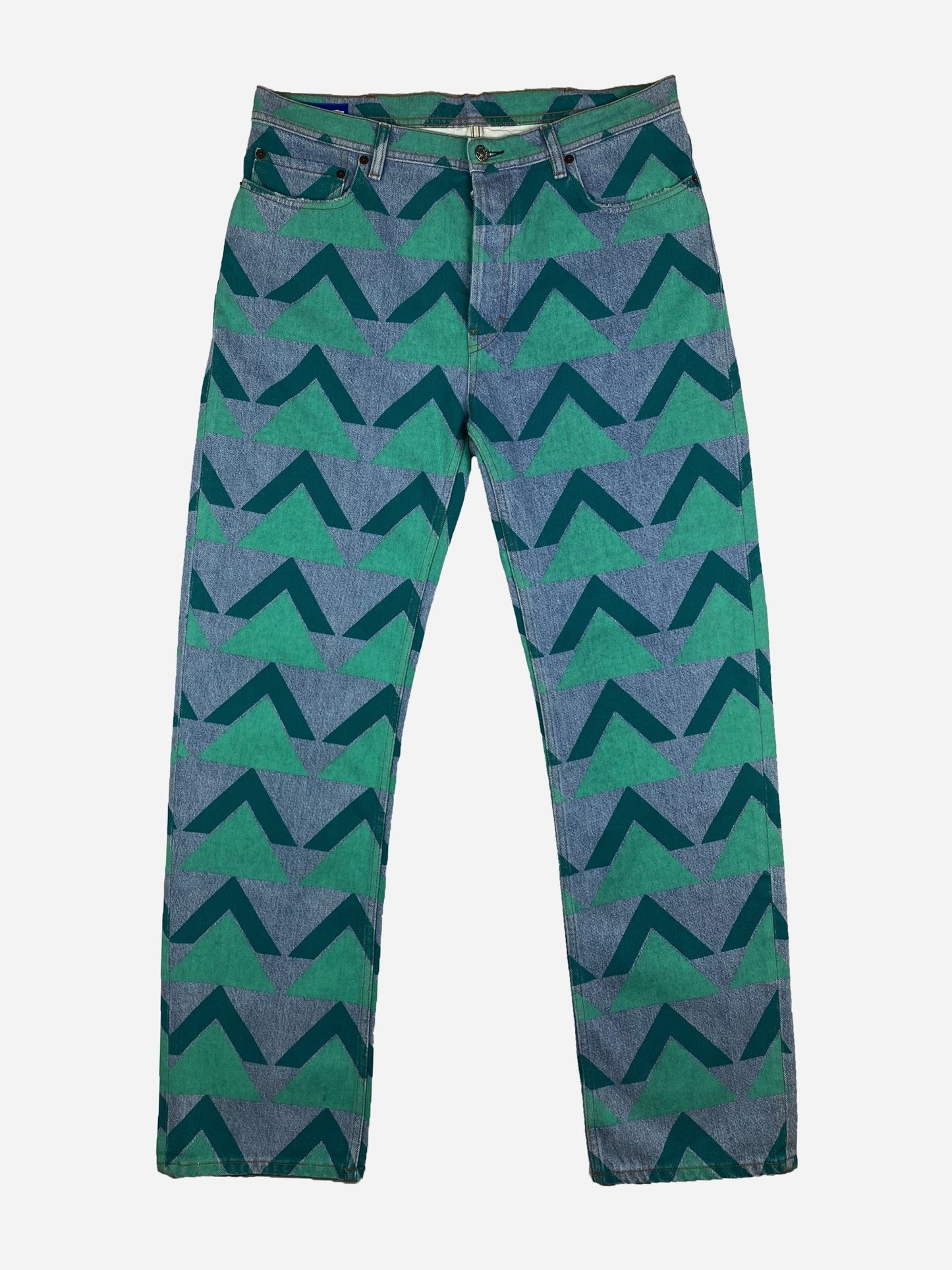 ACNE STUDIOS BLÅ KONST LAND PRINT DENIM. (32 / 34) - SEVENUES.