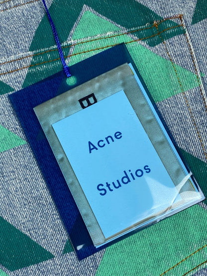 ACNE STUDIOS BLÅ KONST LAND PRINT DENIM. (32 / 34) - SEVENUES.