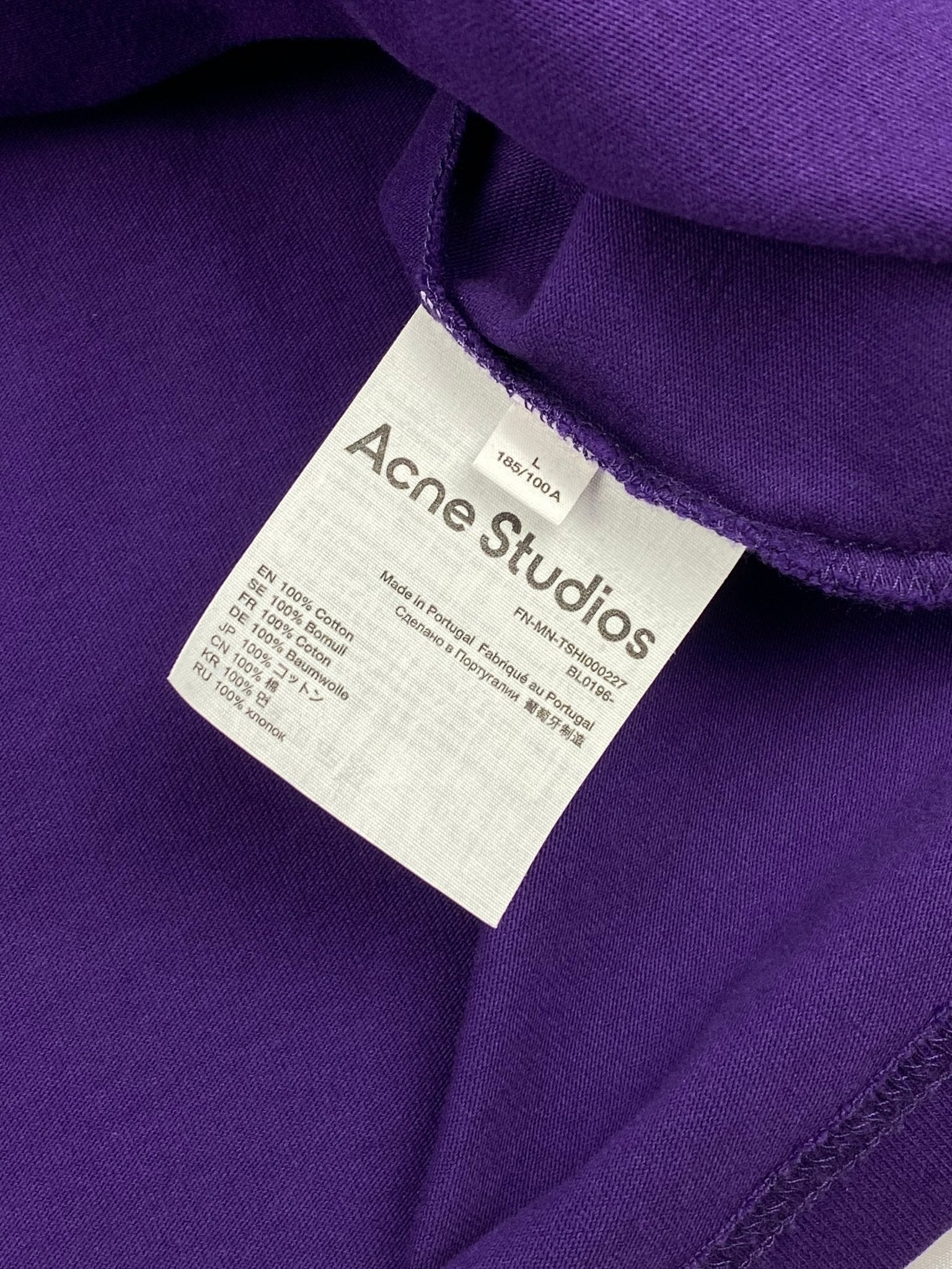 ACNE STUDIOS 'DINOSAUR' MOCKNECK SWEATSHIRT. (L) - SEVENUES.