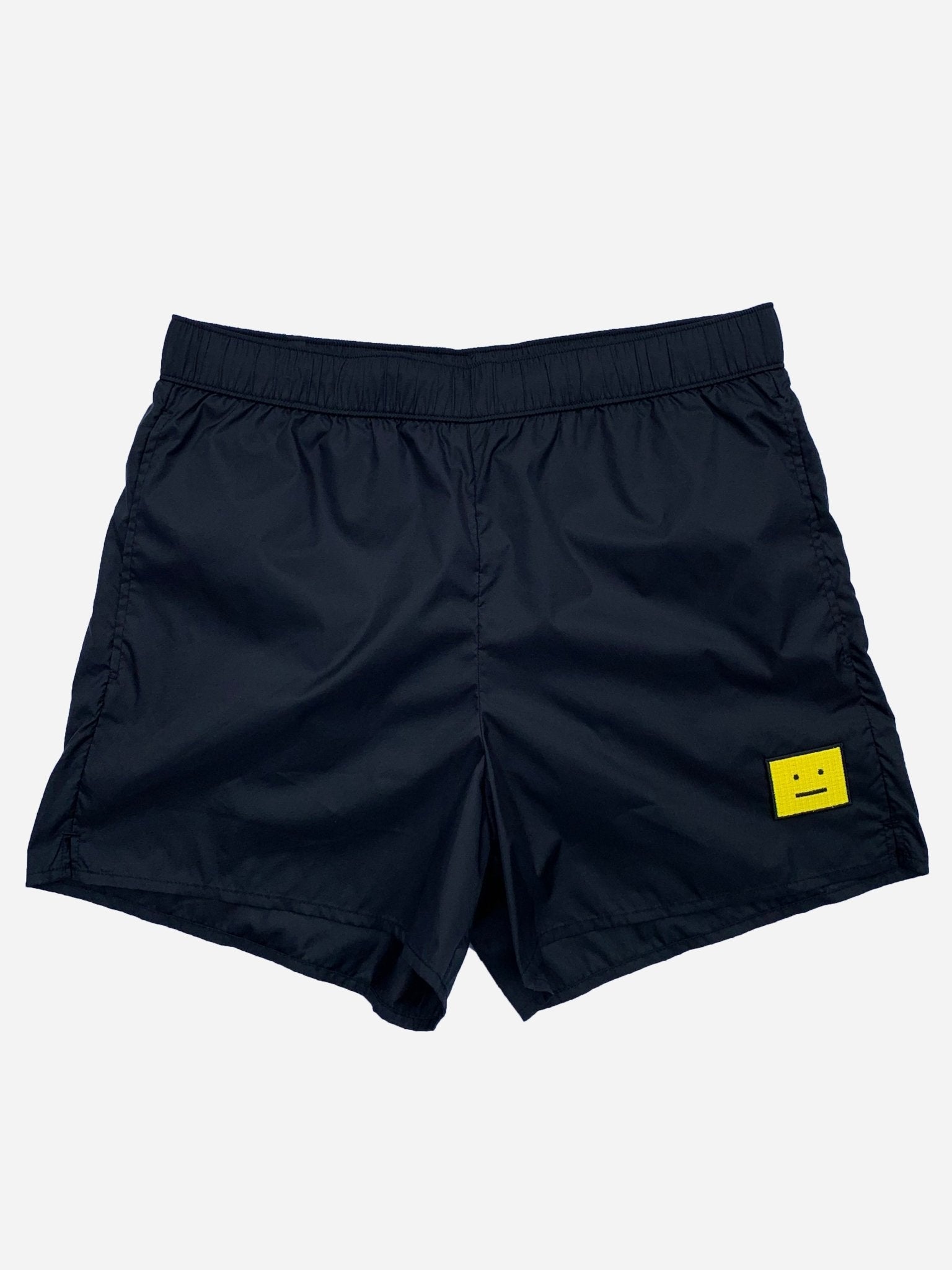 ACNE STUDIOS 'FACE' SWIM TRUNK SHORTS. (XS) - SEVENUES.