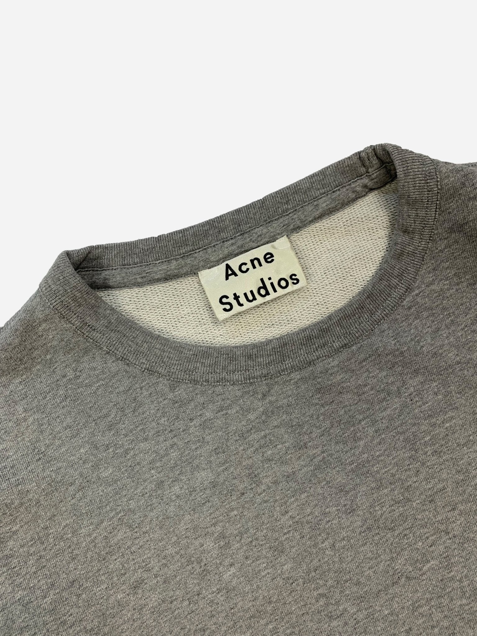 ACNE STUDIOS 'FAISE' S/S 2018 EMBROIDERY SWEATSHIRT. (L) - SEVENUES.