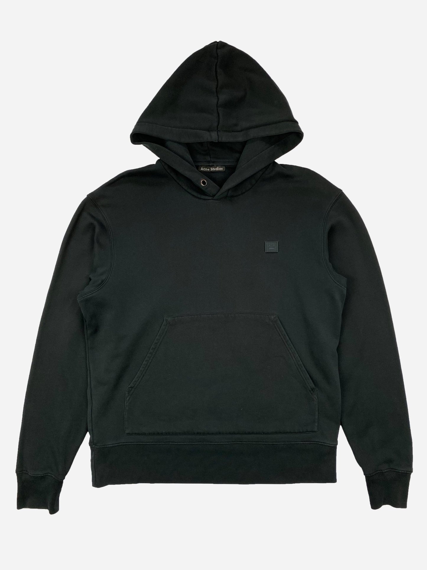 ACNE STUDIOS 'FERRIS FACE' HOODED SWEATSHIRT. (L) - SEVENUES.