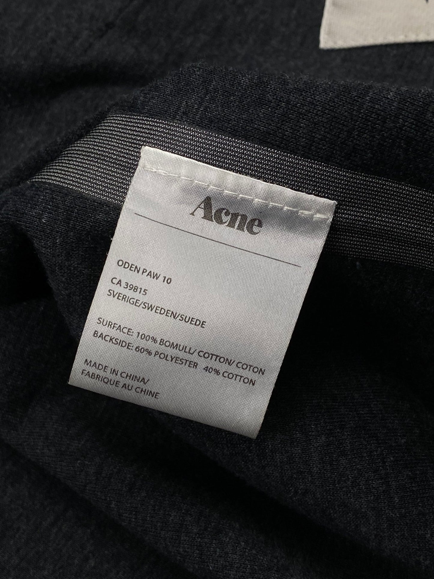 ACNE STUDIOS F/W 2010 FISHTAIL JACKET. (50 / M) - SEVENUES.