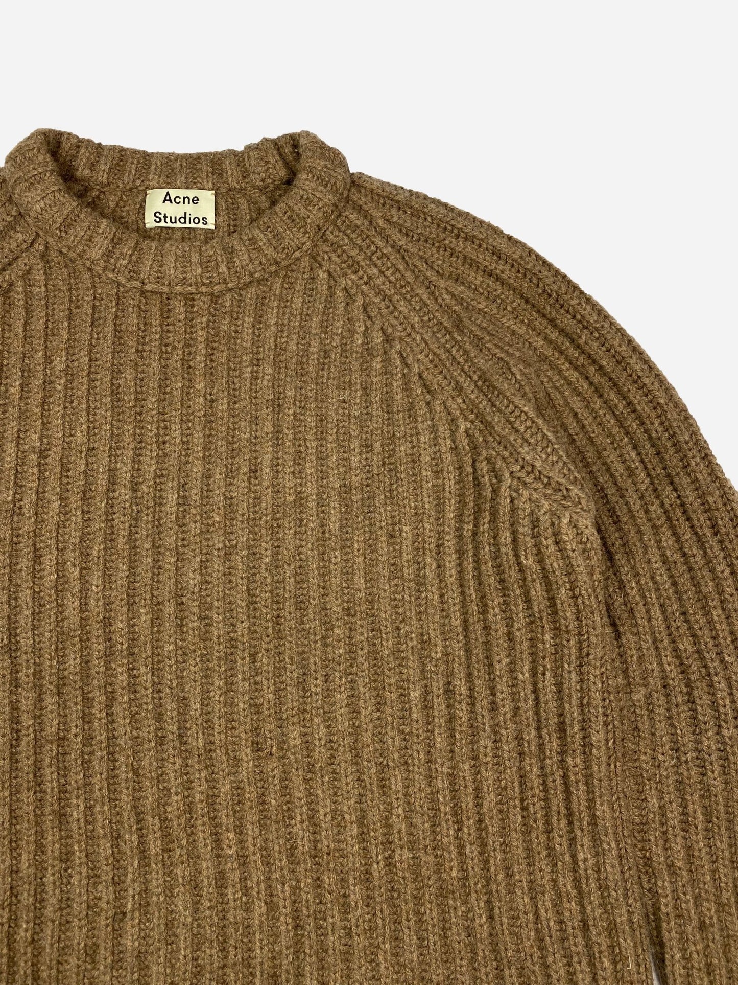 ACNE STUDIOS F/W 2016 SHETLAND WOOL KNIT JUMPER. (S) - SEVENUES.