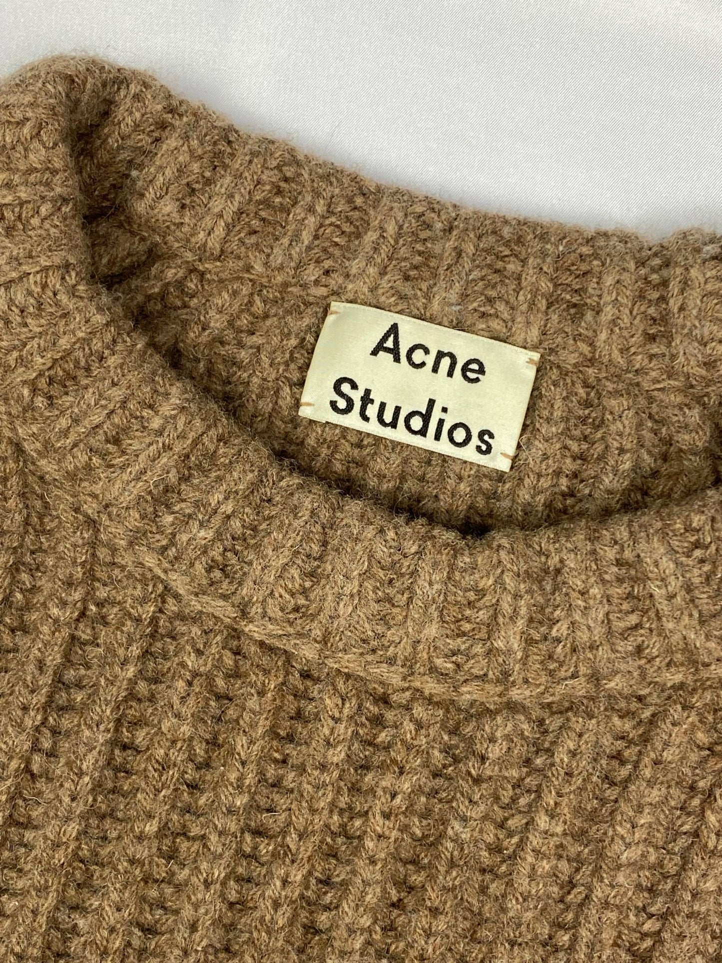 ACNE STUDIOS F/W 2016 SHETLAND WOOL KNIT JUMPER. (S) - SEVENUES.